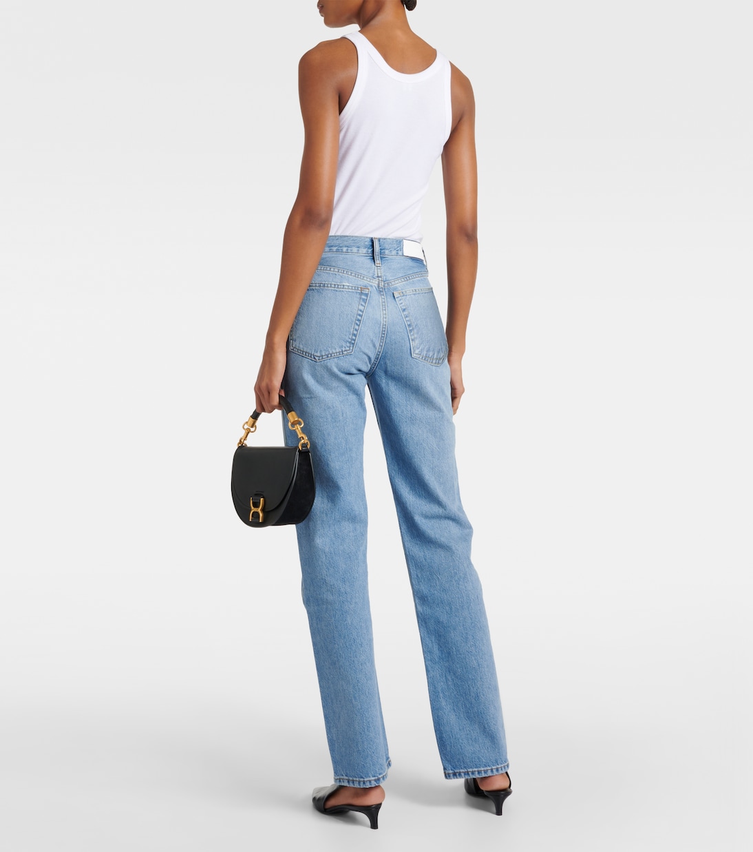 Jeans regular a vita alta | Re/Done