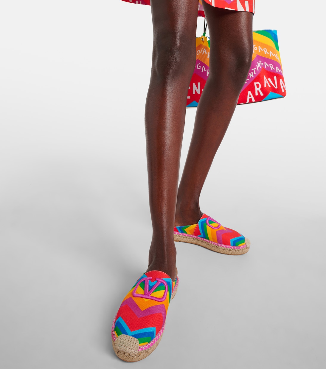 Espadrillas VLogo in canvas | Valentino Garavani