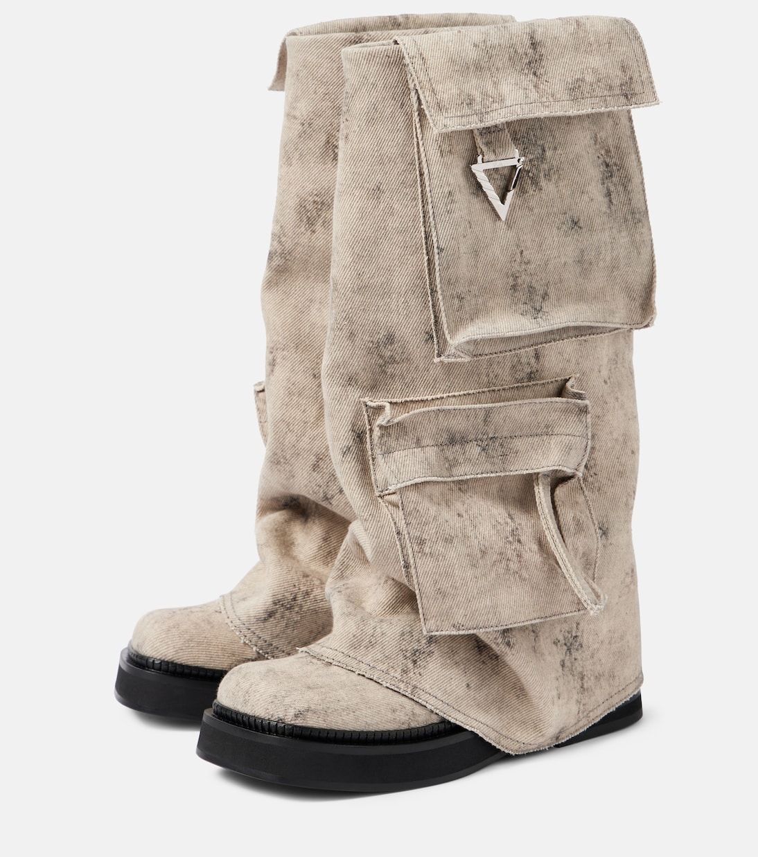 Robin canvas combat boots | The Attico