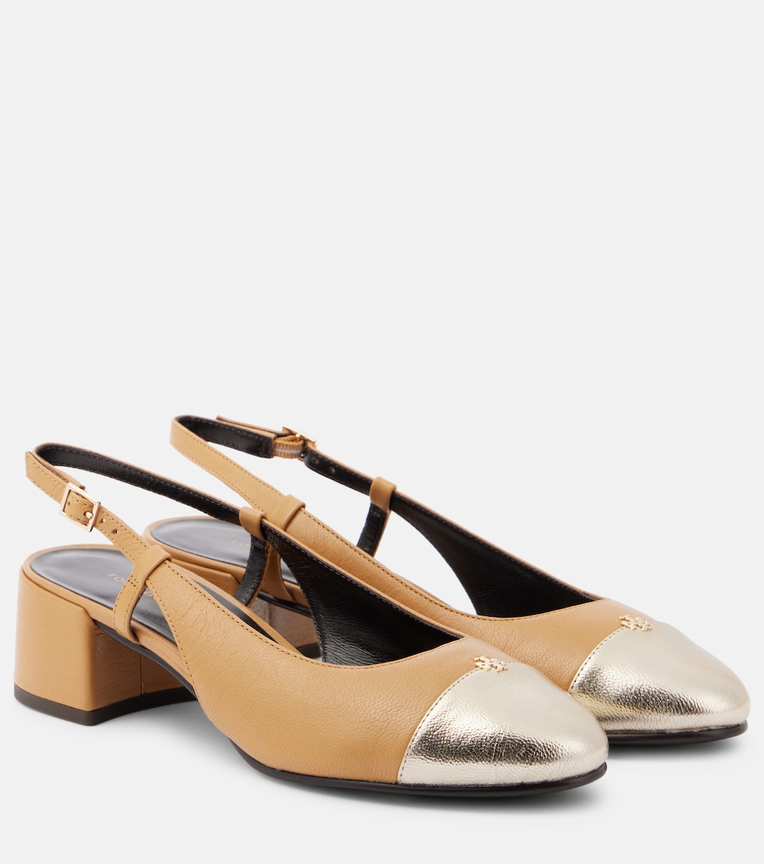 Escarpins en cuir à logo | Tory Burch