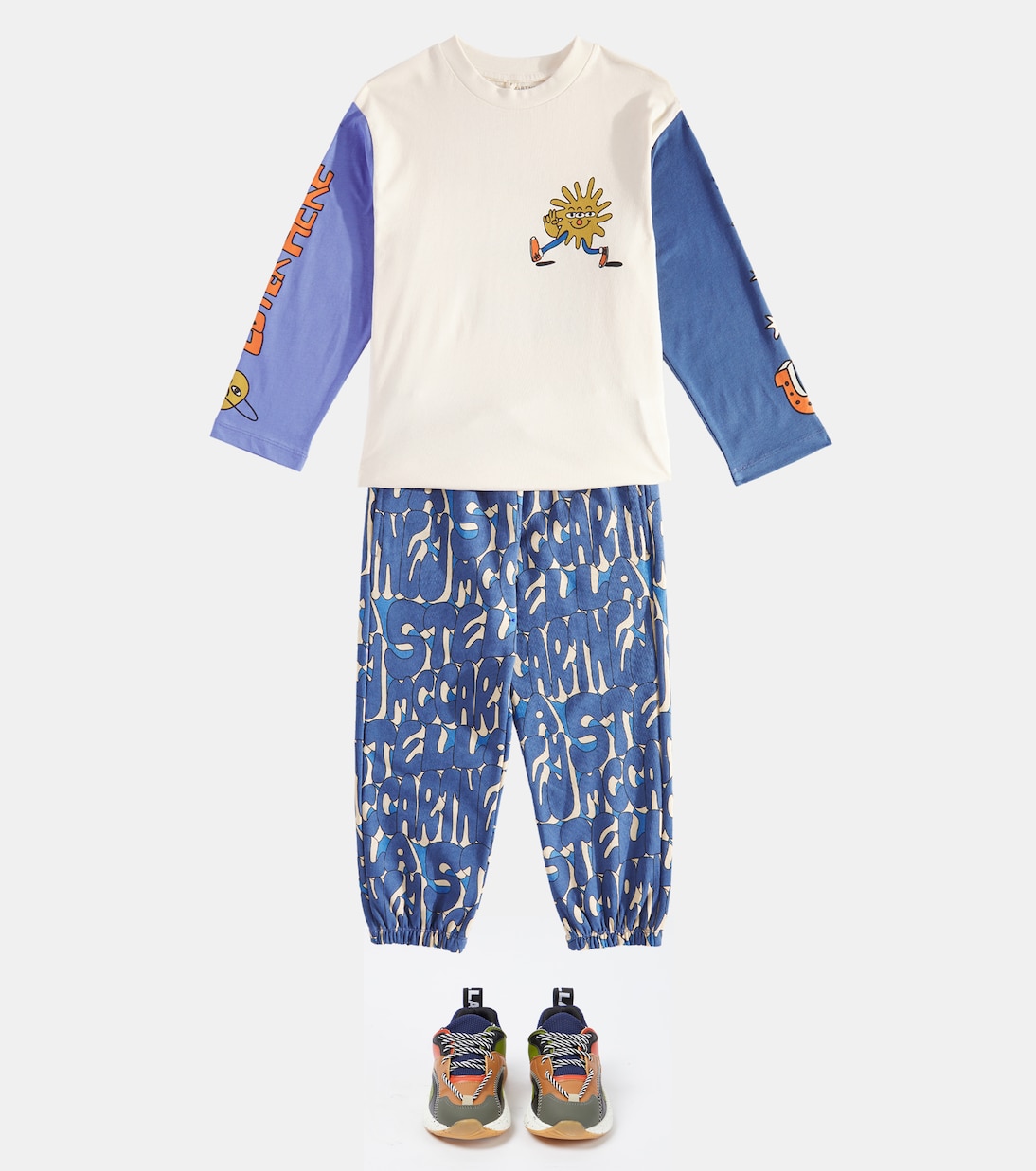 Camiseta de jersey de algodón estampada | Stella McCartney Kids