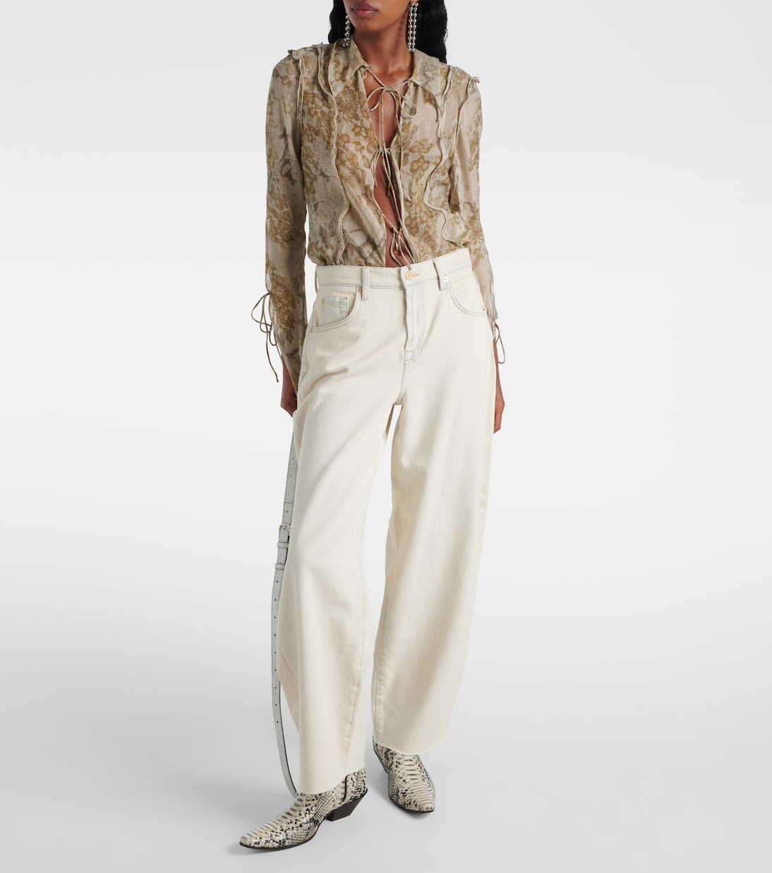 High-Rise Wide-Leg Jeans Bonnie | 7 For All Mankind