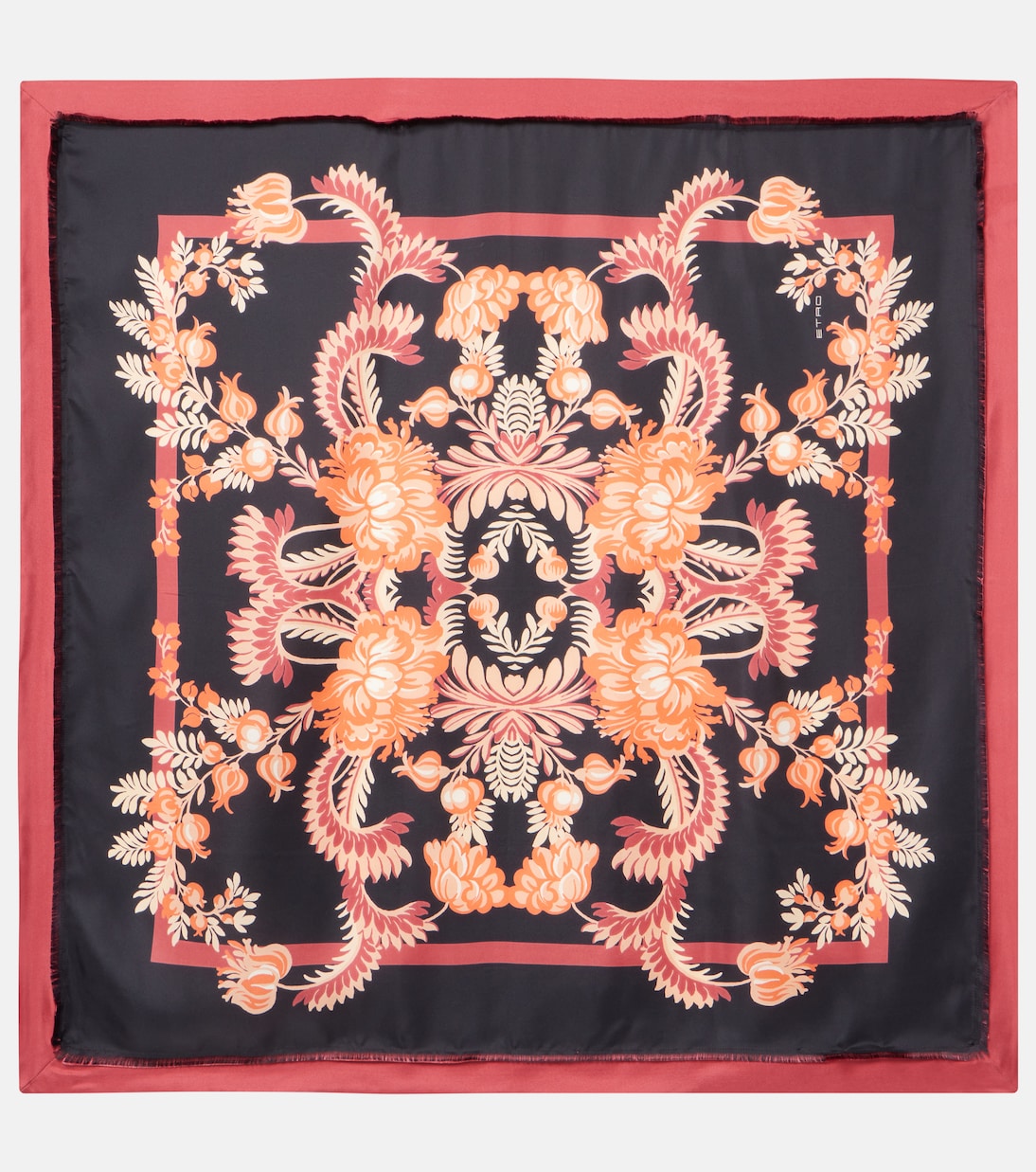 Foulard di seta con motivi floreali ETRO per giovani alla moda