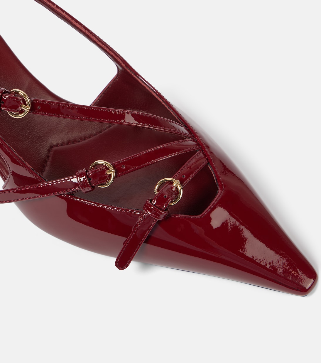 Escarpins 55 en cuir verni | Miu Miu