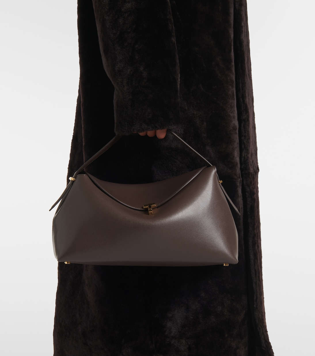 Borsa T-Lock Medium in pelle | Toteme