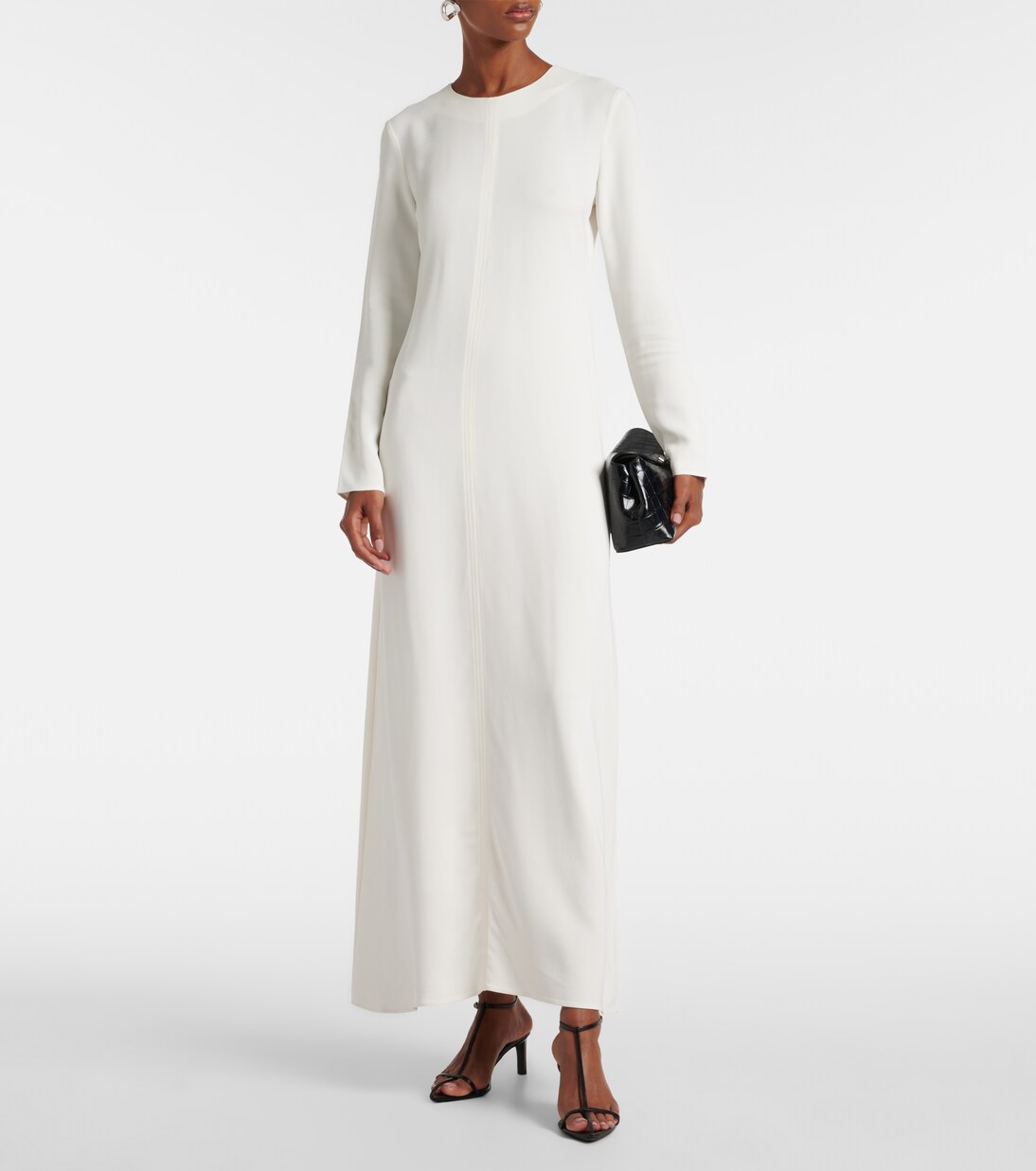 Crêpe maxi dress | CO
