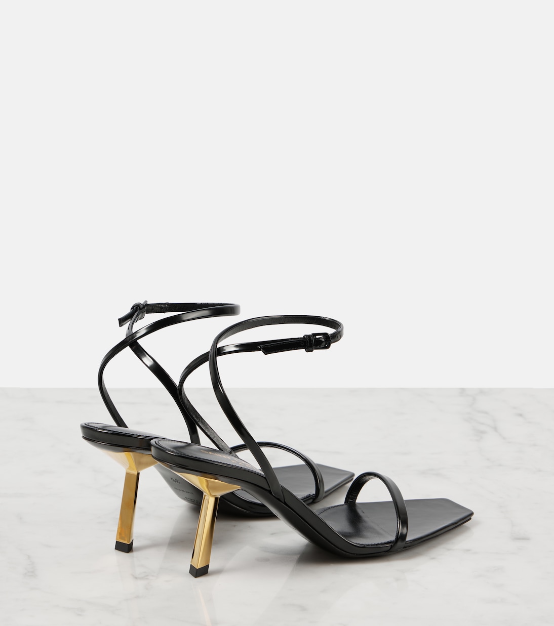 Sandales Lee 75 en cuir | Saint Laurent