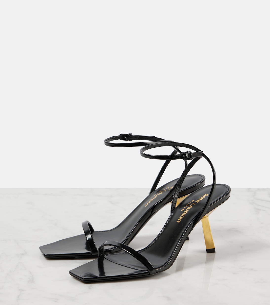 Sandales Lee 75 en cuir | Saint Laurent