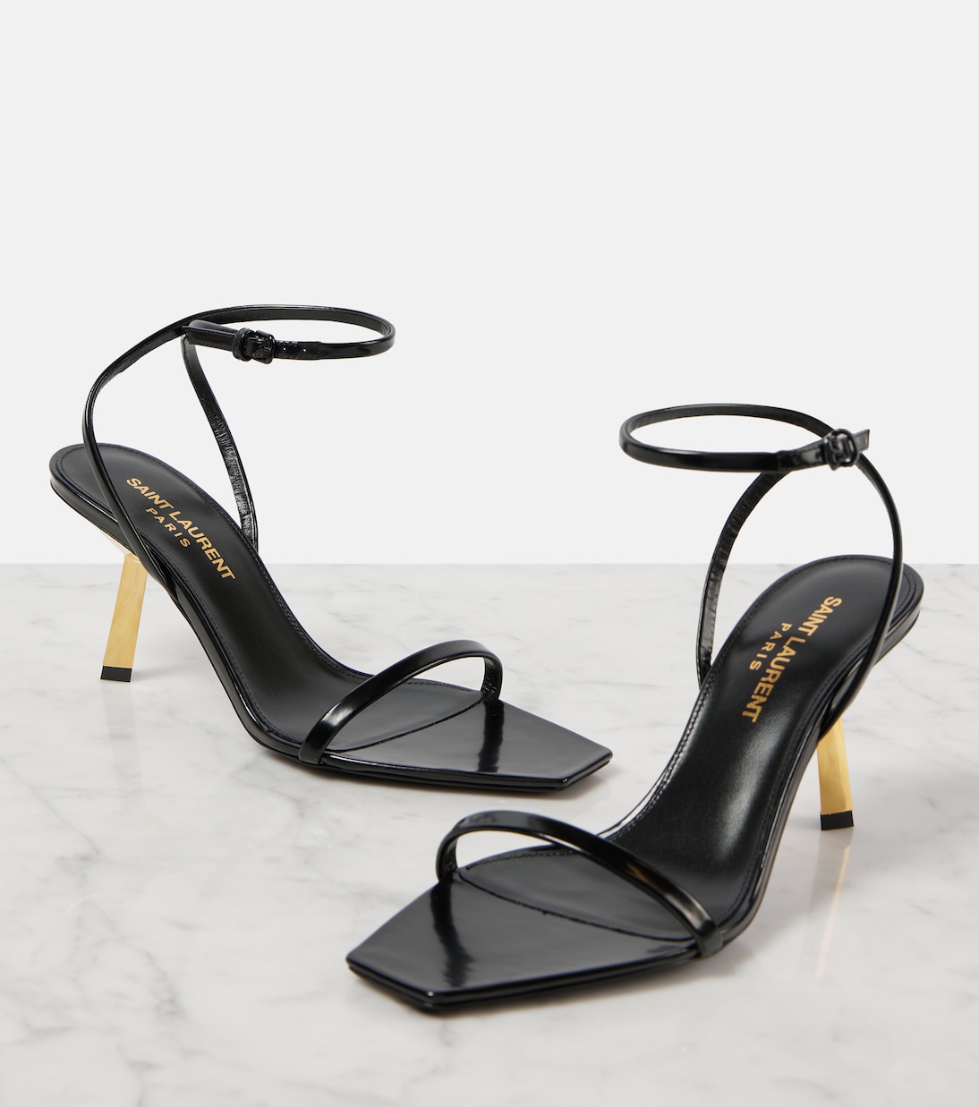 Sandales Lee 75 en cuir | Saint Laurent