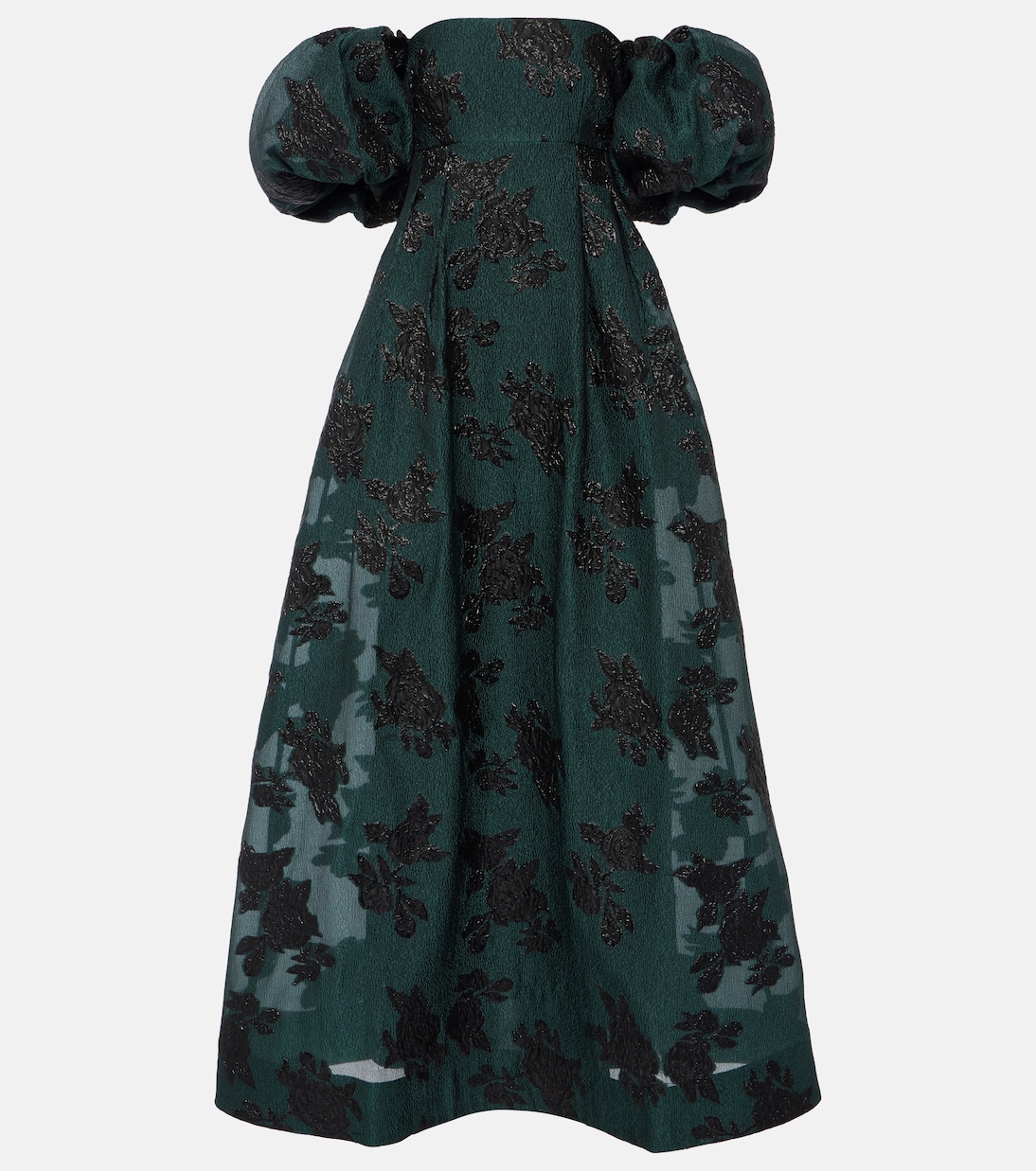 Robe longue Beryl à encolure bardot | Rebecca Vallance