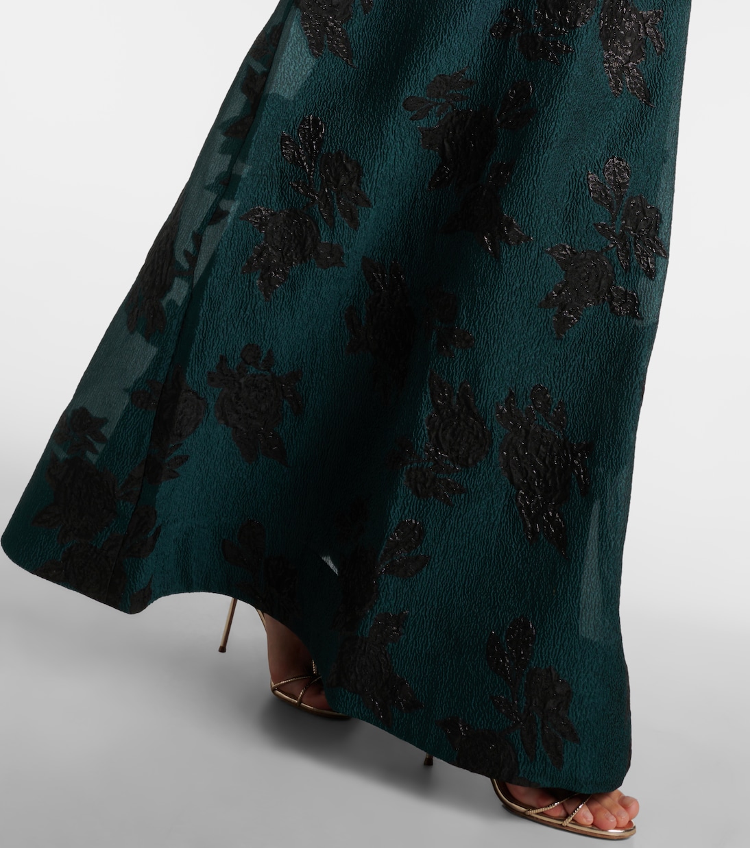 Robe longue Beryl à encolure bardot | Rebecca Vallance