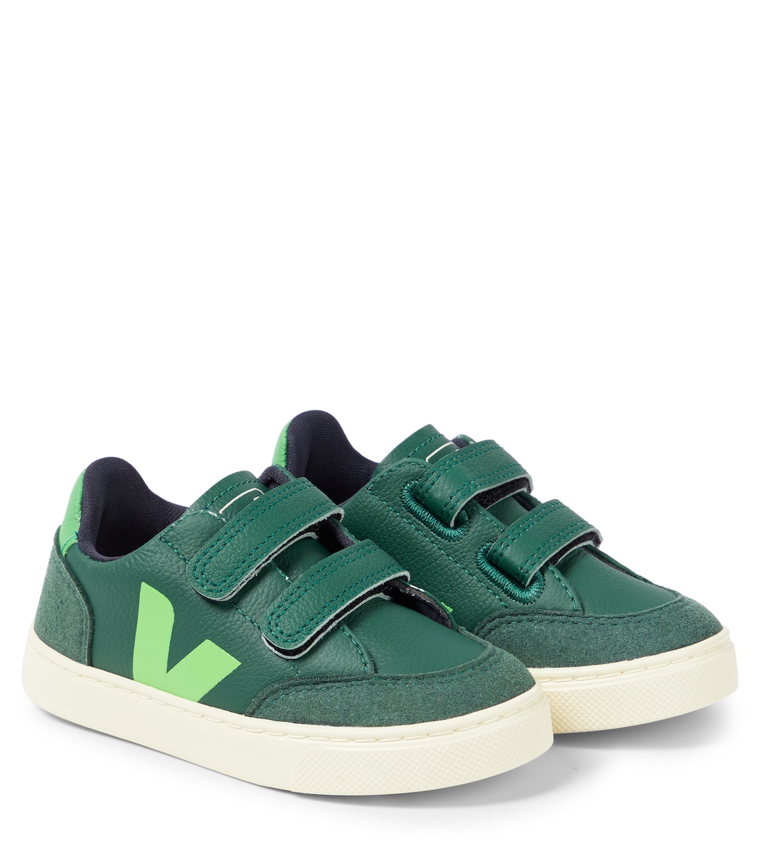 V-12 faux leather and faux suede sneakers | Veja Kids
