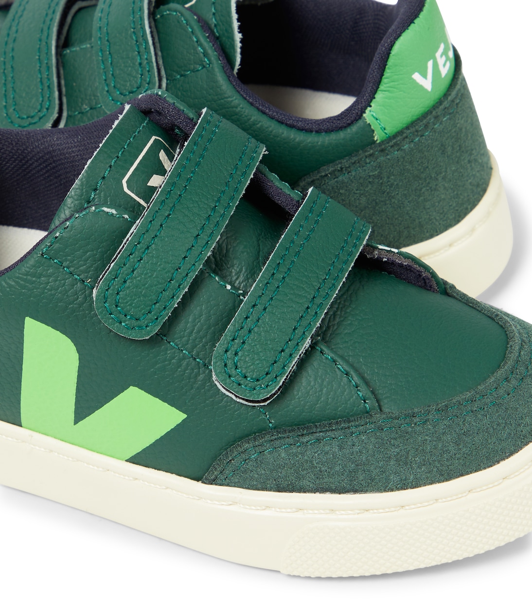 V-12 faux leather and faux suede sneakers | Veja Kids