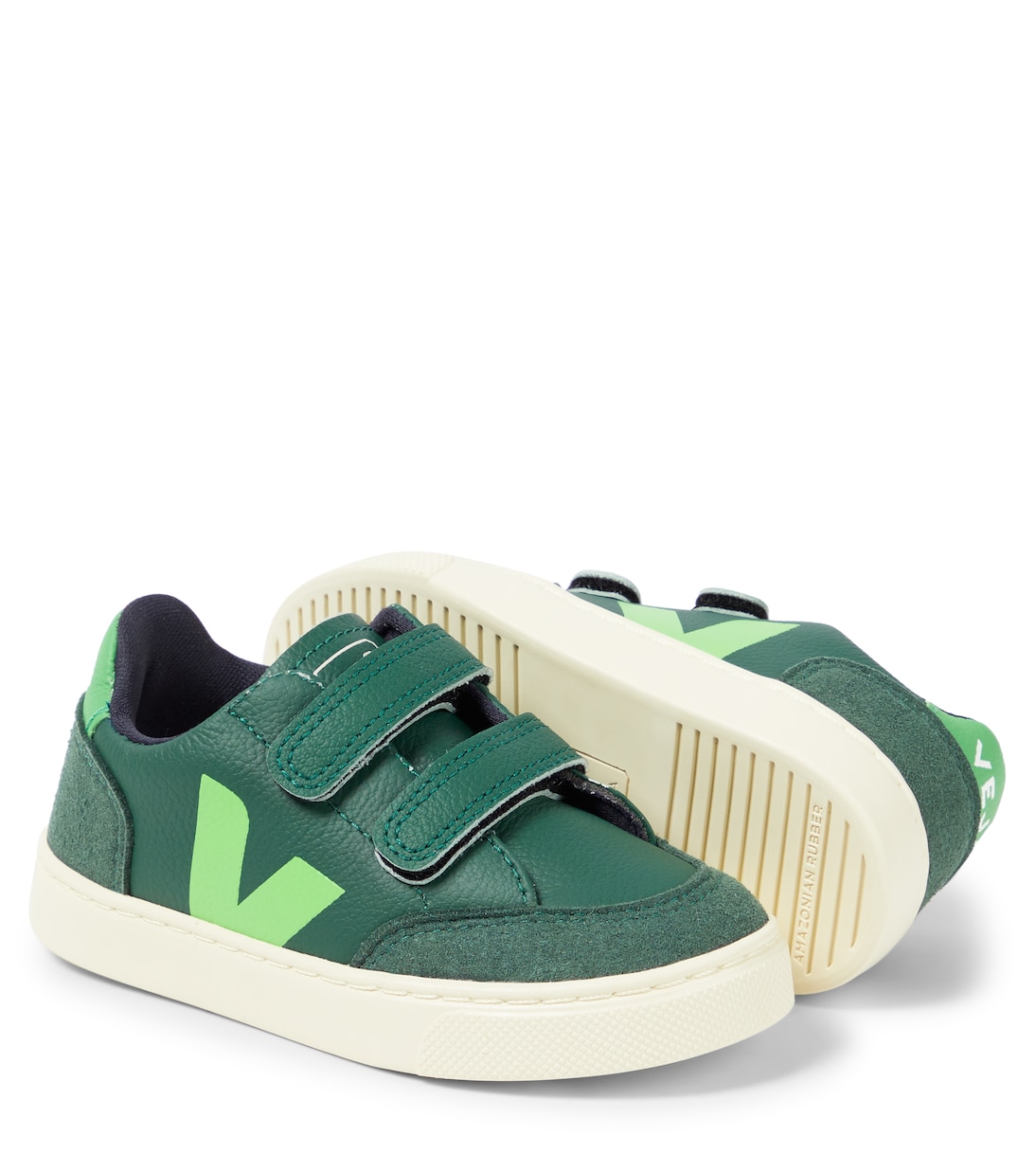 V-12 faux leather and faux suede sneakers | Veja Kids