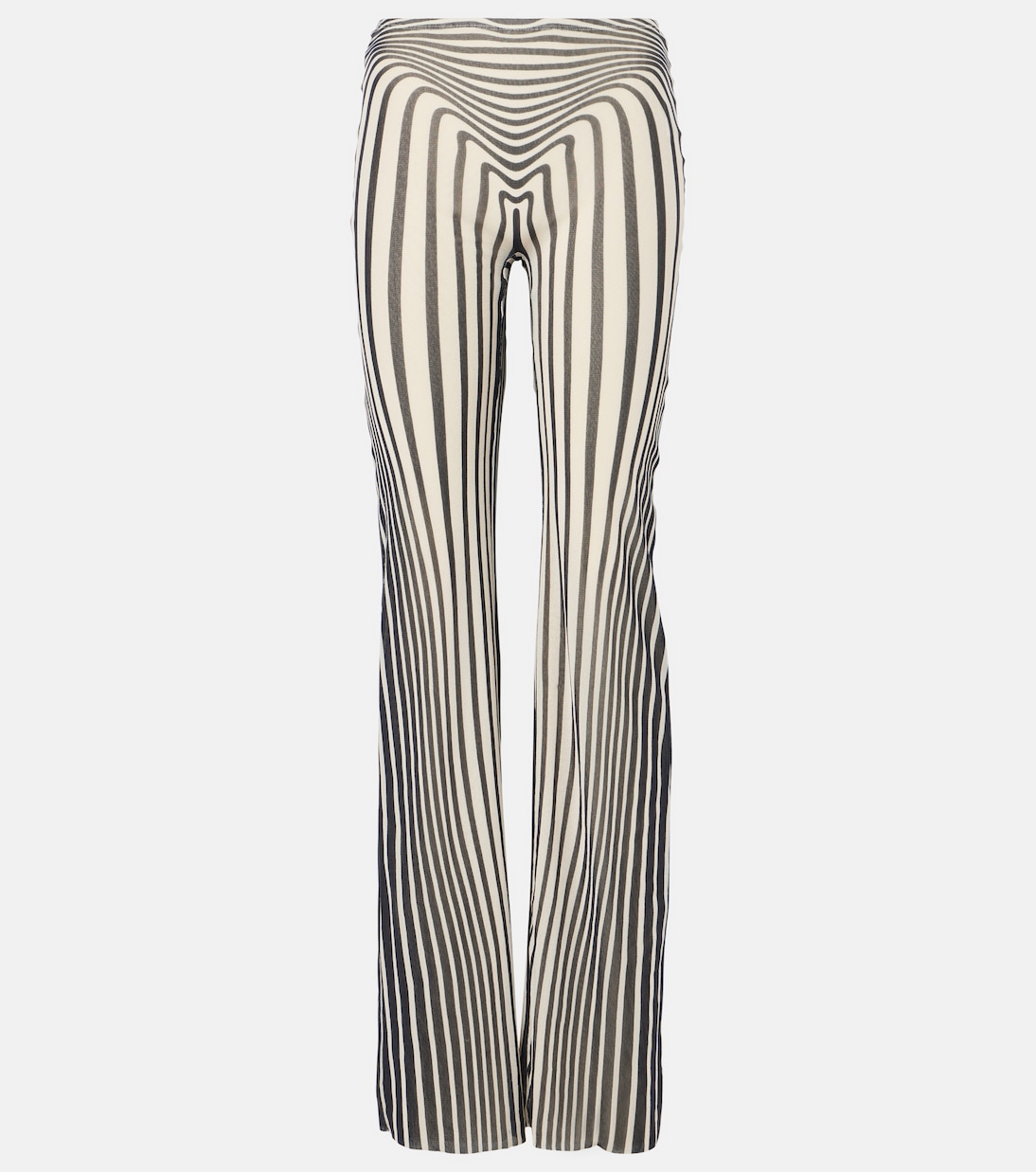 Pantaloni Body Morphing a righe | Jean Paul Gaultier