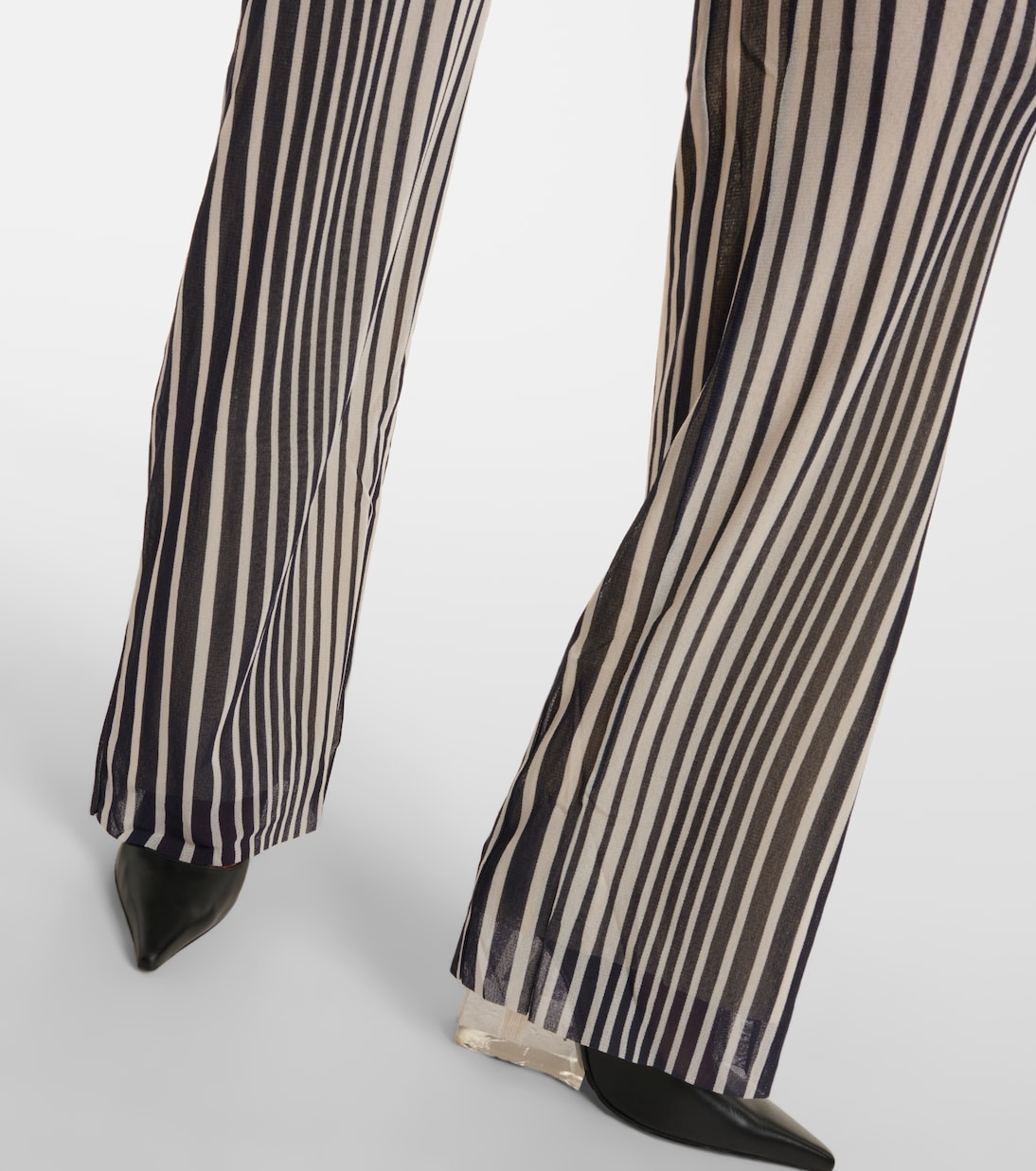 Pantaloni Body Morphing a righe | Jean Paul Gaultier