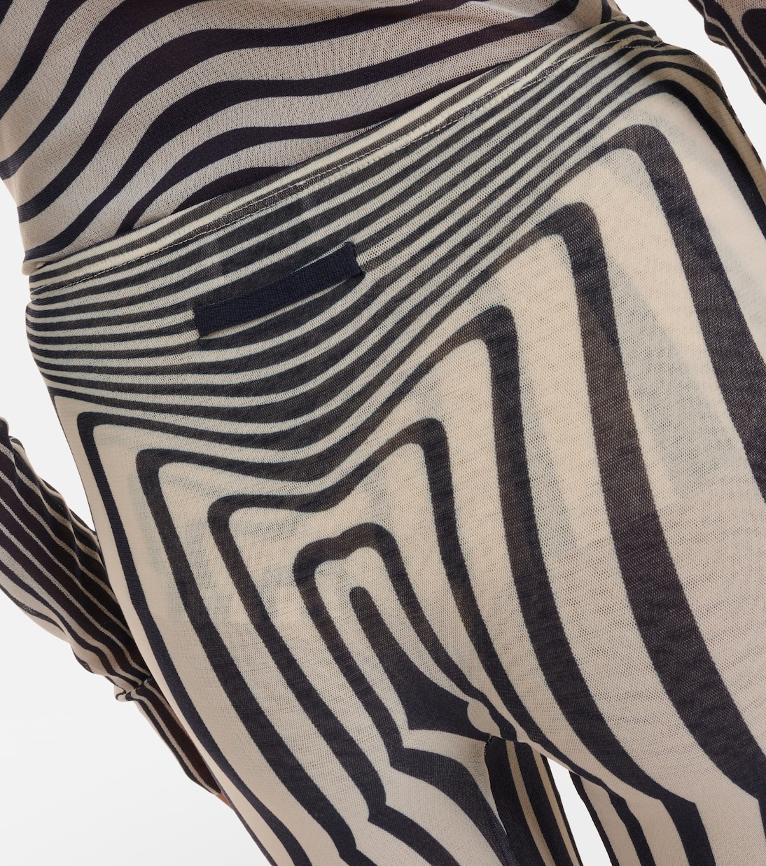 Pantaloni Body Morphing a righe | Jean Paul Gaultier