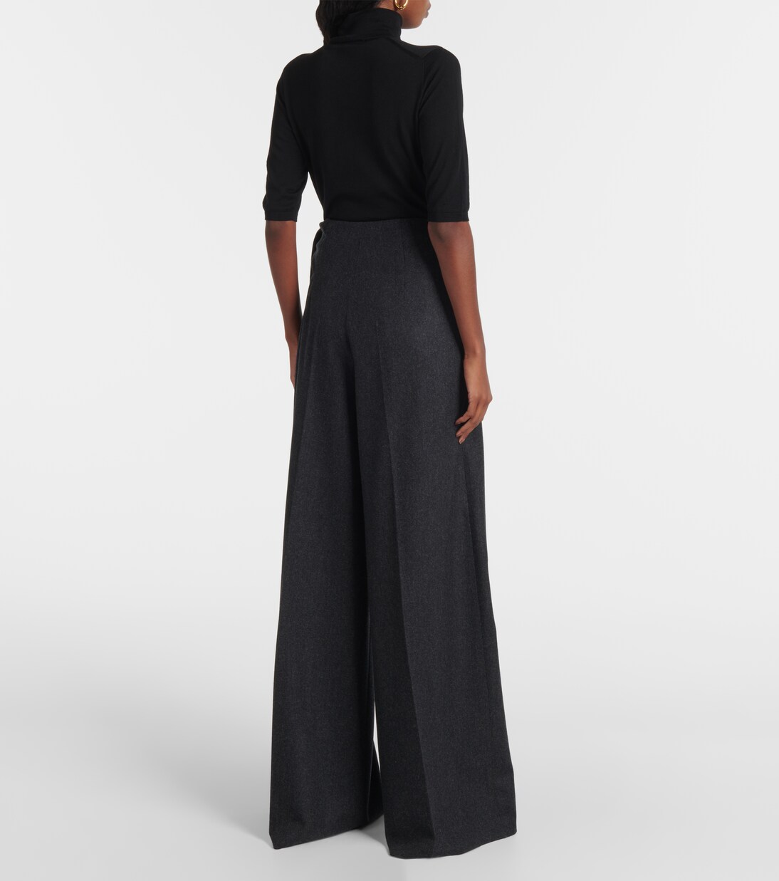 Pantaloni a gamba larga Arsenio in lana | Max Mara