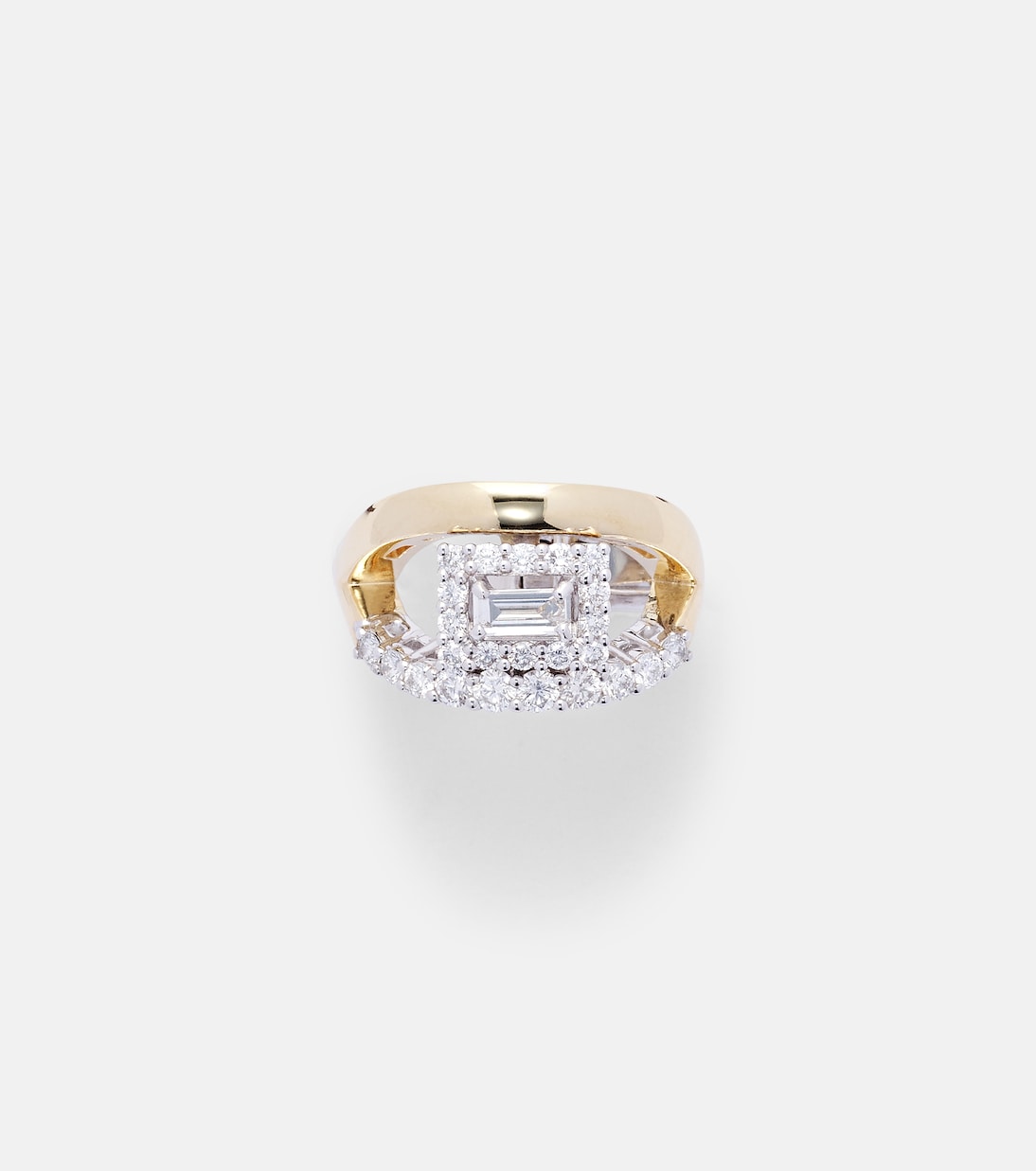 Boucle d'oreille unique Whisper Ear en or 18 ct et diamants | Yeprem