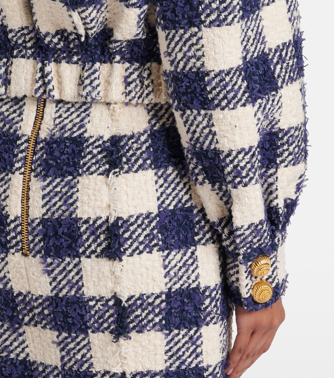 Checked tweed jacket | Balmain