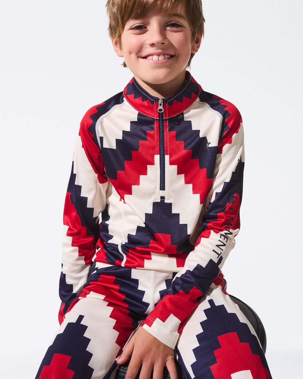 Top in jersey con mezza zip | Perfect Moment Kids