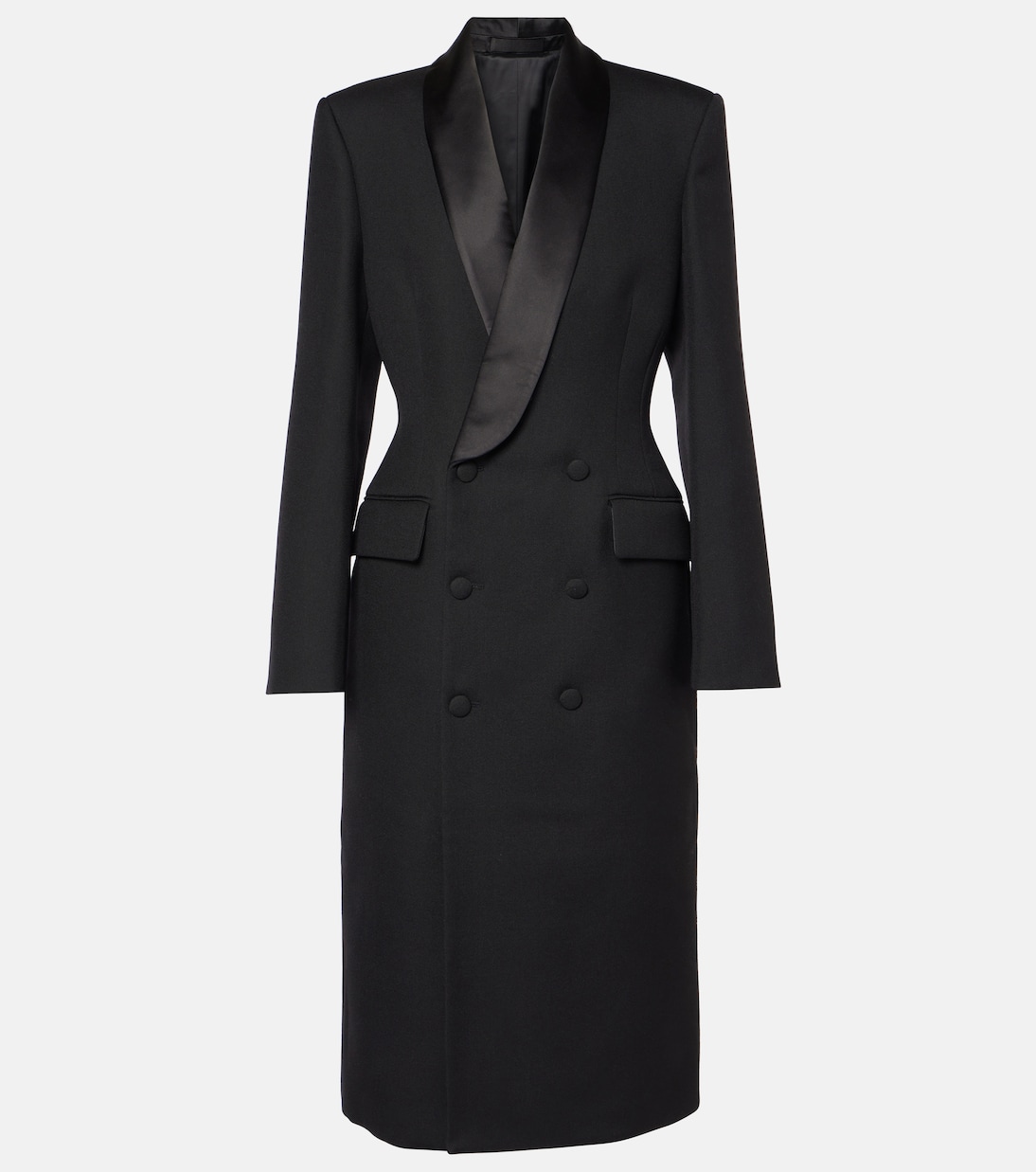 Abito midi in lana | Wardrobe.NYC