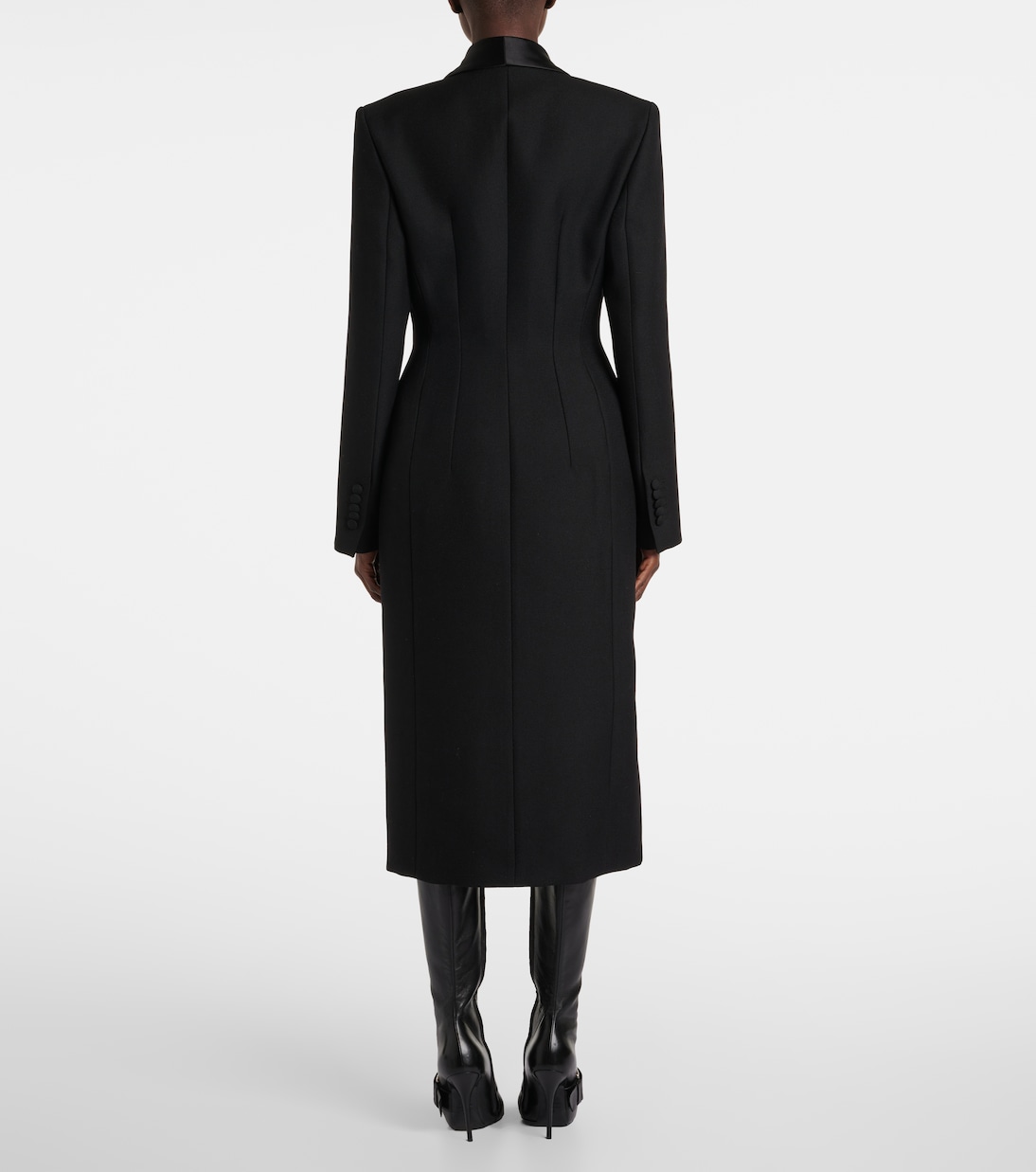 Abito midi in lana | Wardrobe.NYC