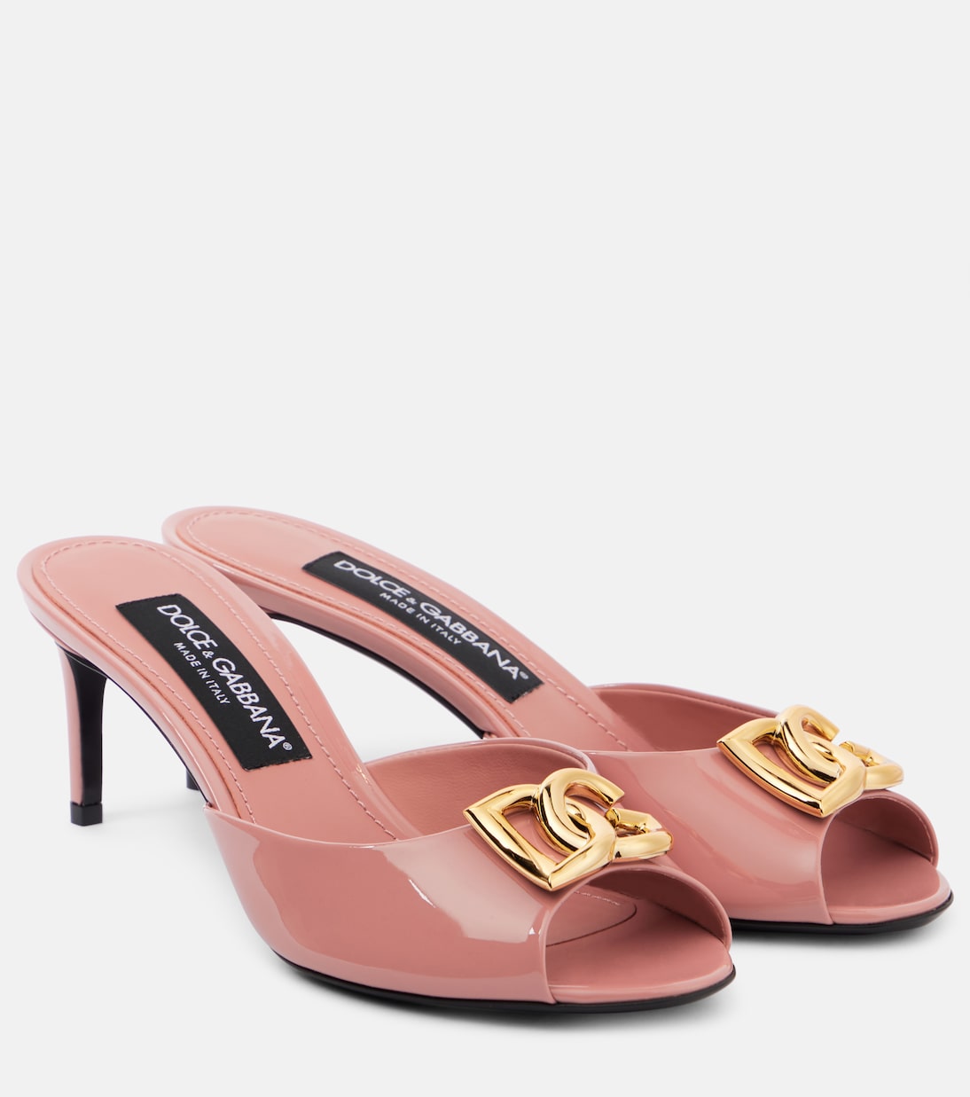 Pantoletten Keira DG 60 aus Lackleder | Dolce&Gabbana
