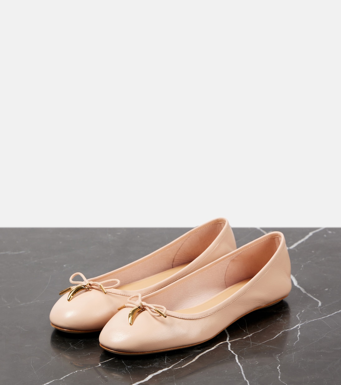 Iris leather ballet flats | Chloé