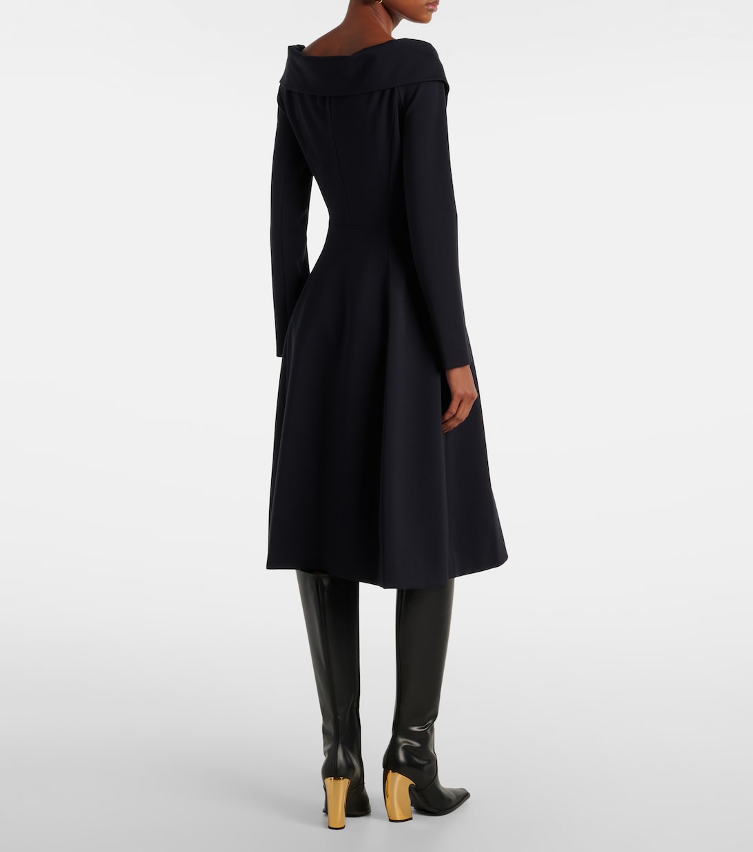 Off-Shoulder-Midikleid | Dorothee Schumacher