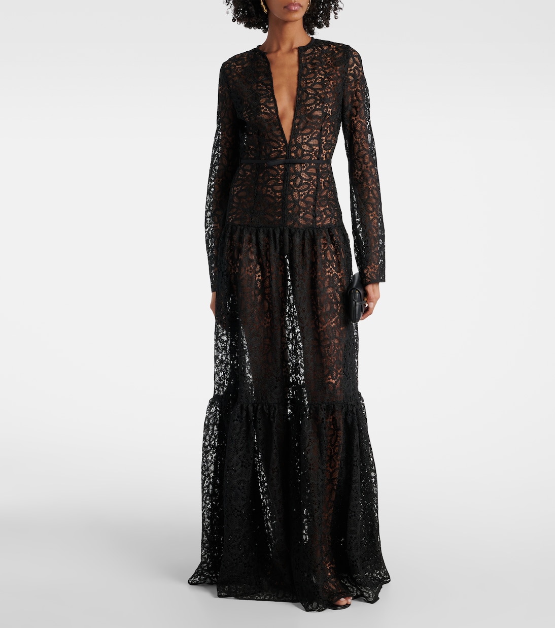 Abito lungo in pizzo | Giambattista Valli