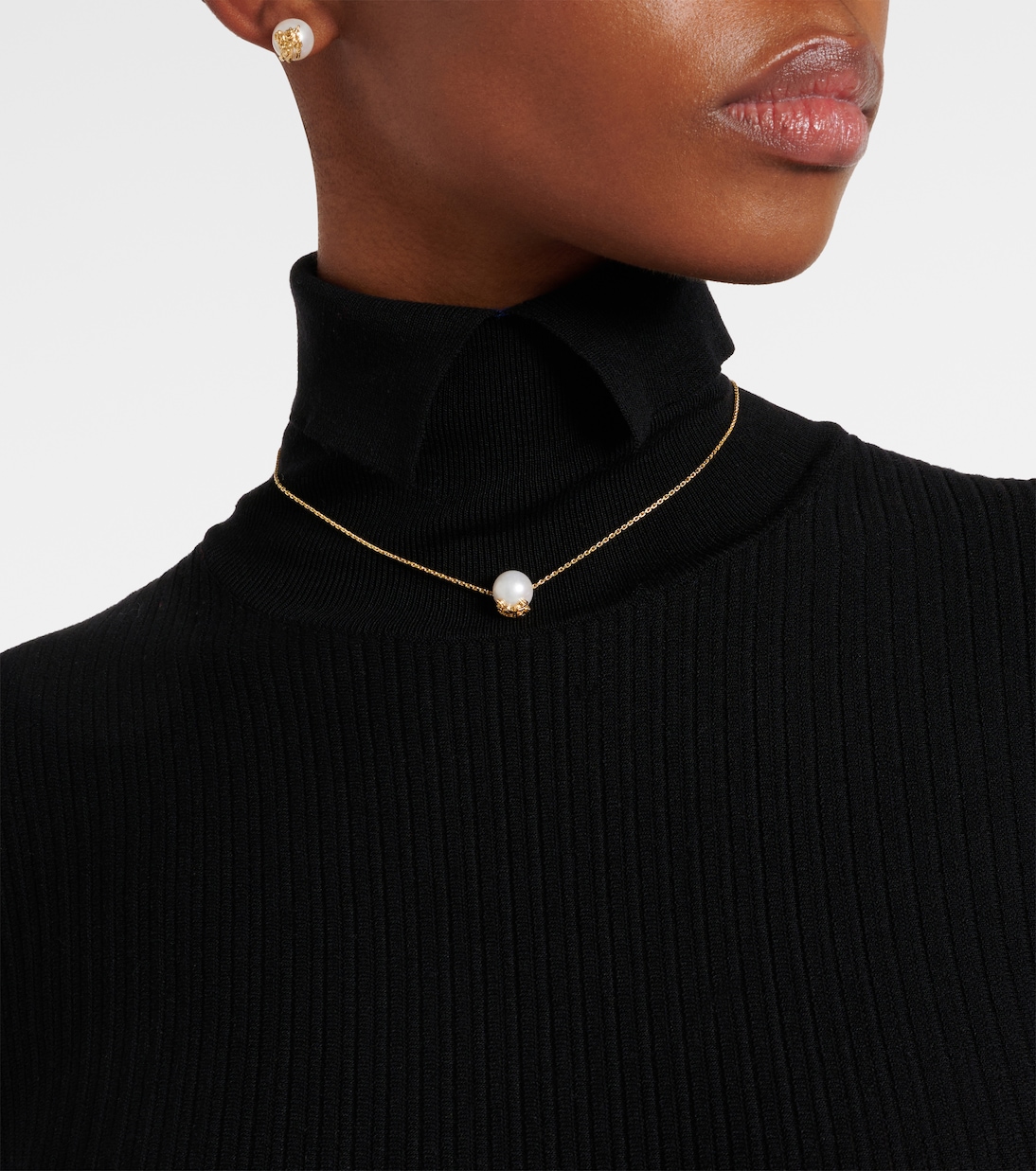 Collier EKD en plaqué or et perle d'eau douce | Burberry