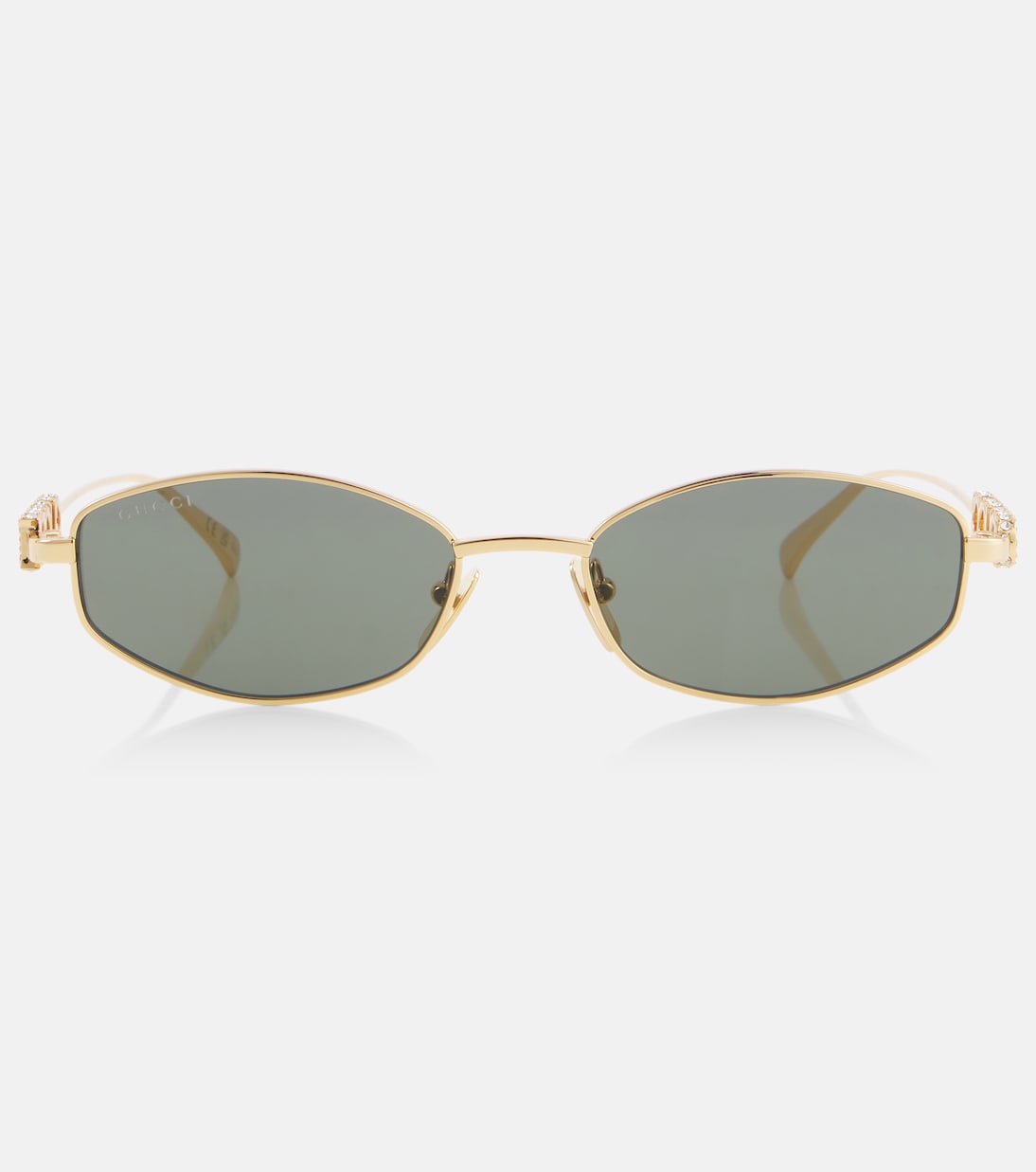 Occhiali da sole GUCCI con logo ovale, stile giovane e trendy