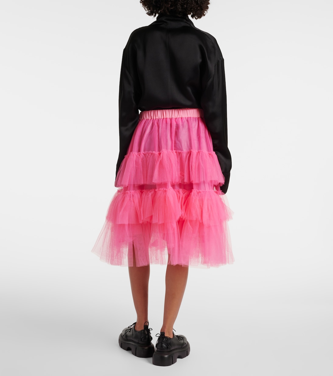 Minigonna in tulle con volant | Simone Rocha