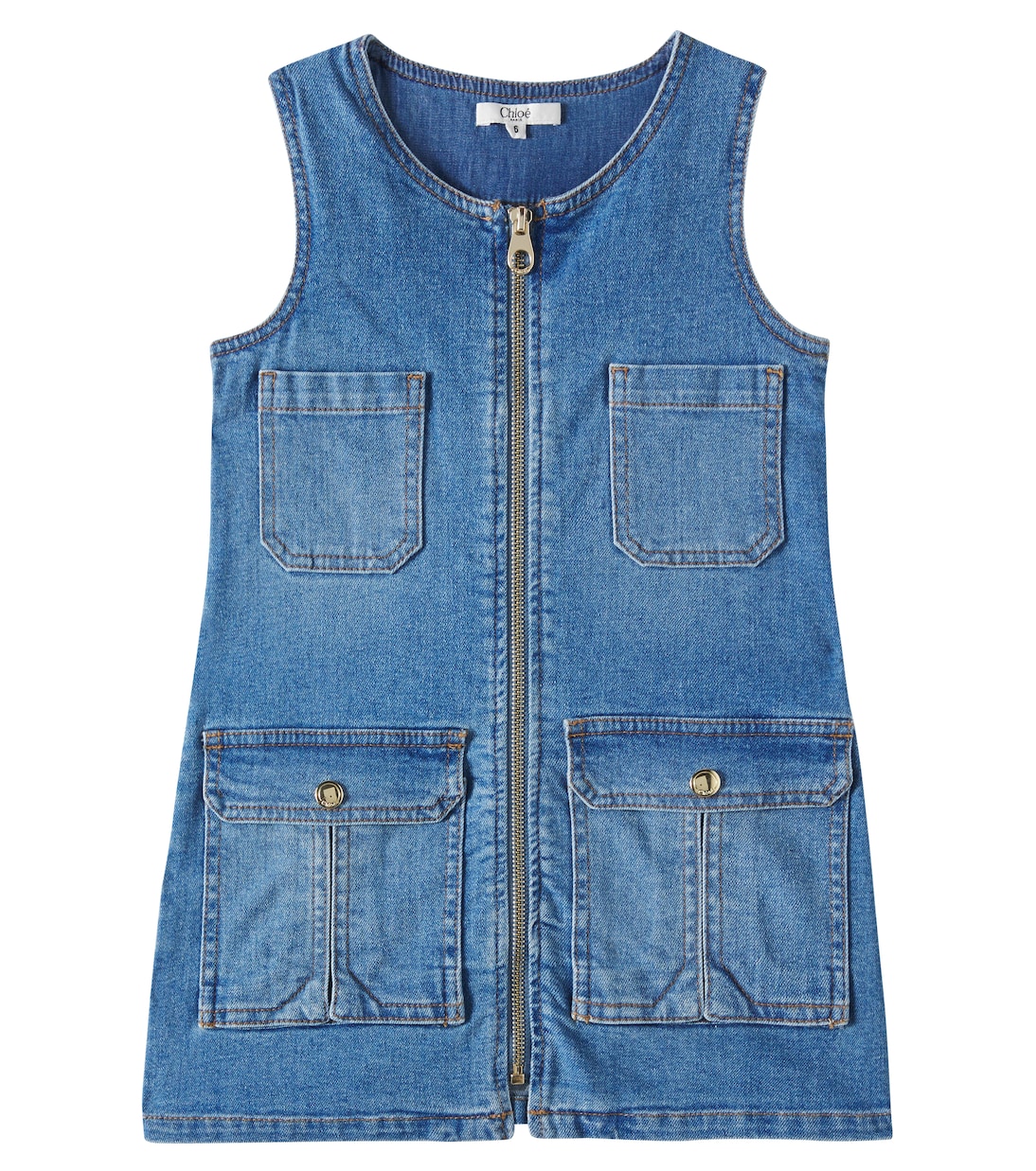 Vestido de denim | Chloé Kids