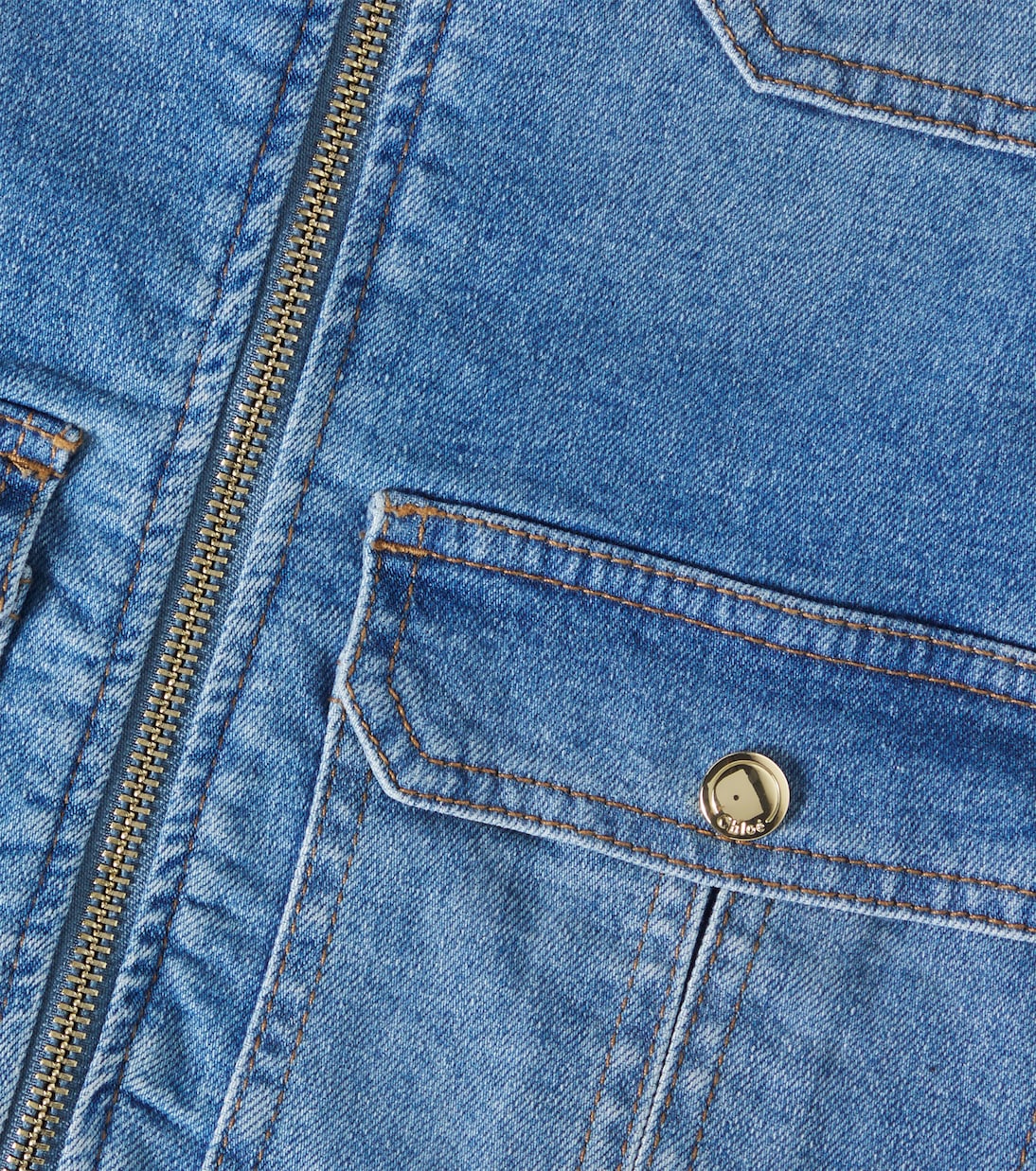 Vestido de denim | Chloé Kids