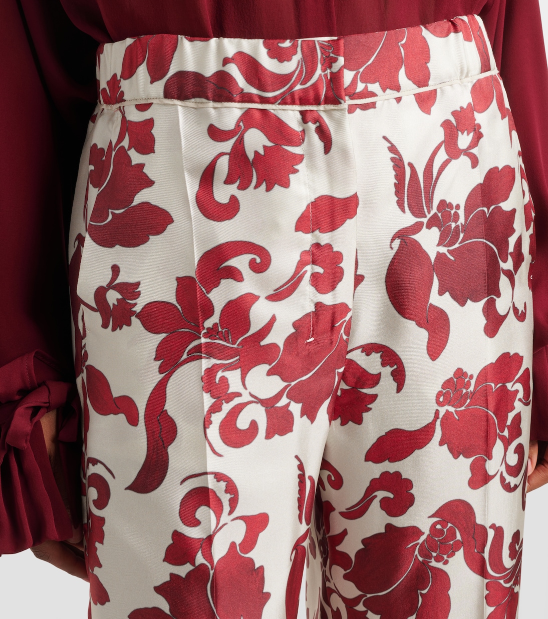 Leda printed silk wide-leg pants | 'S Max Mara