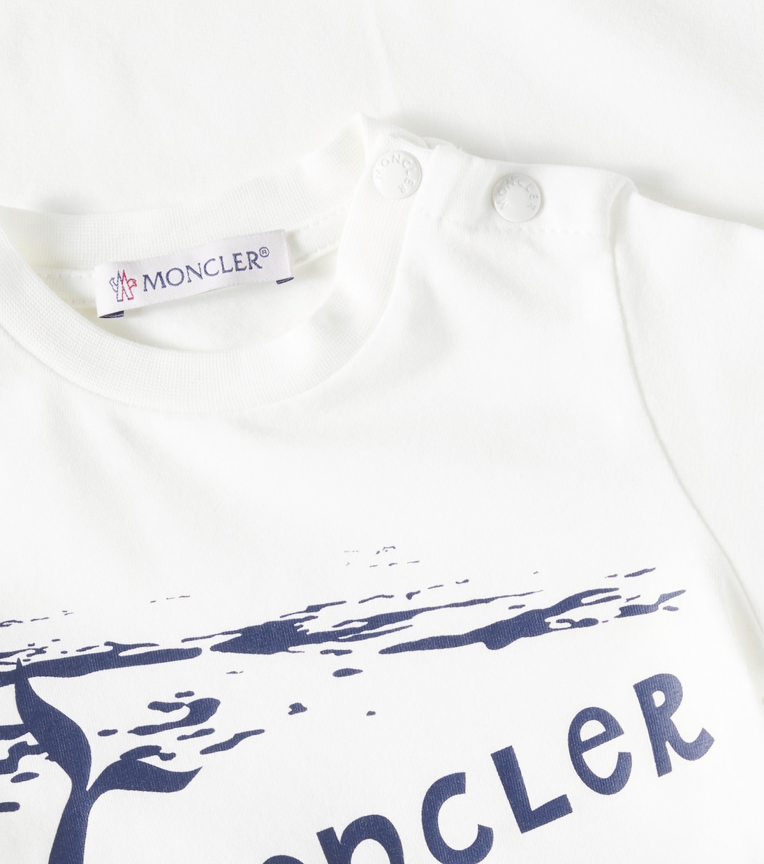 Baby - Tutina in misto cotone | Moncler Enfant