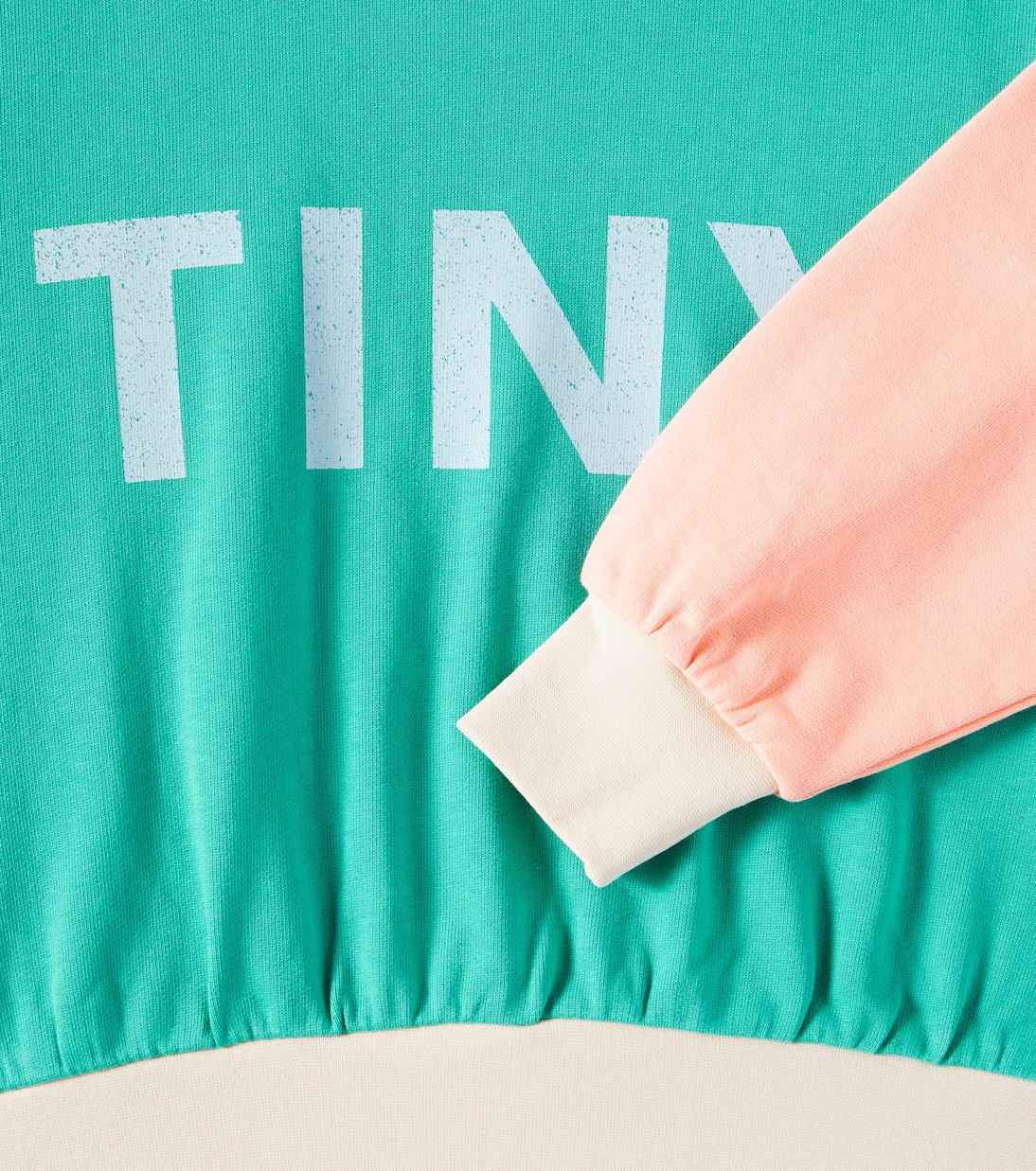 Felpa in jersey di cotone con logo | Tinycottons