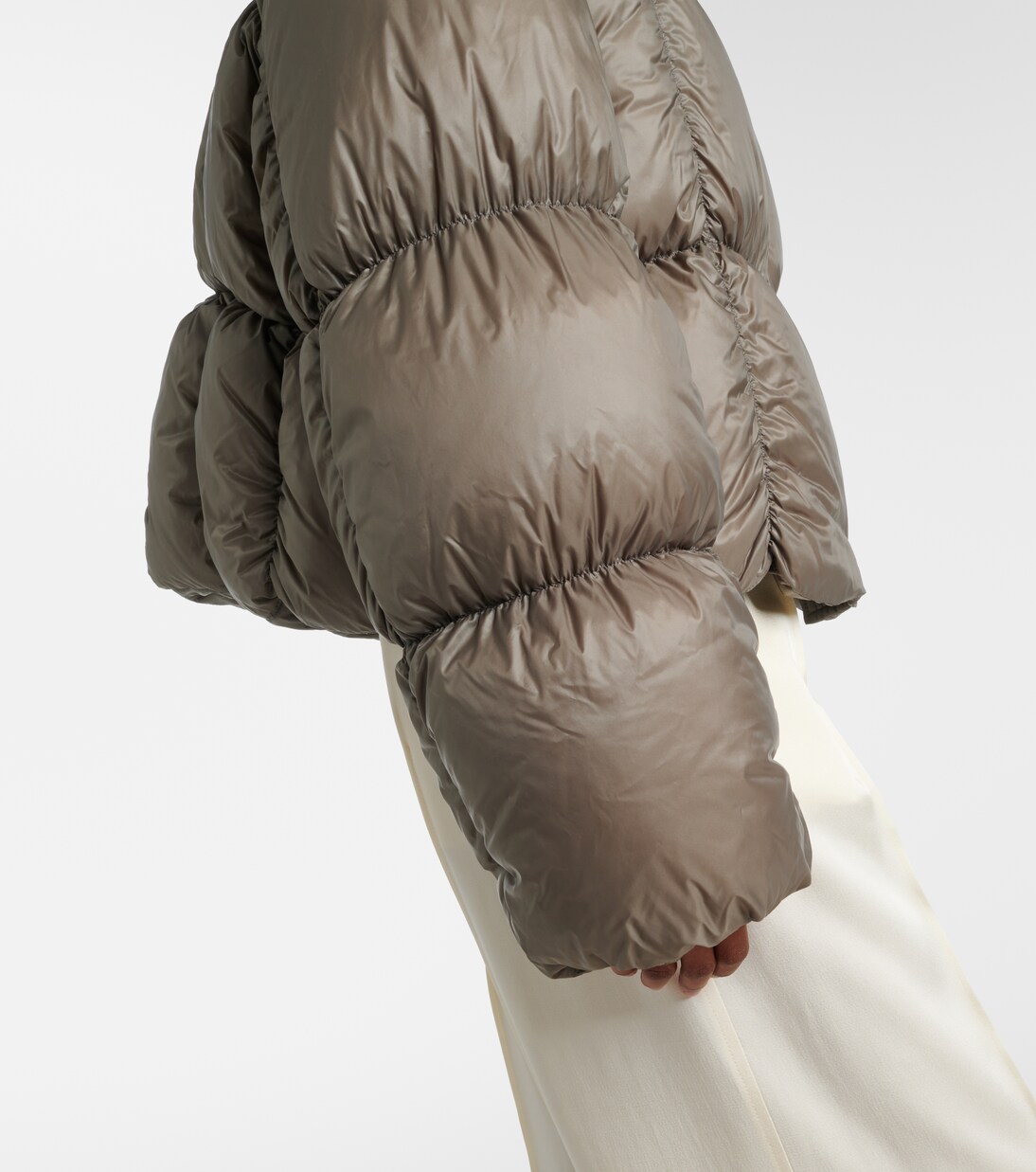 Daunenjacke mit Shearling | Jil Sander
