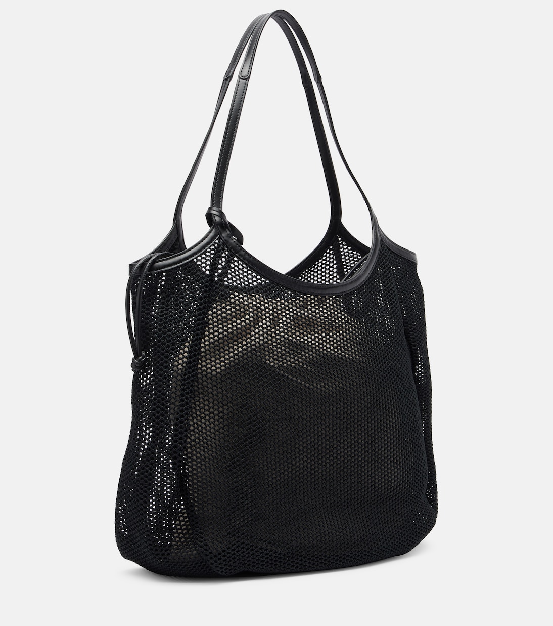 Logo mesh and canvas tote bag | Stella McCartney