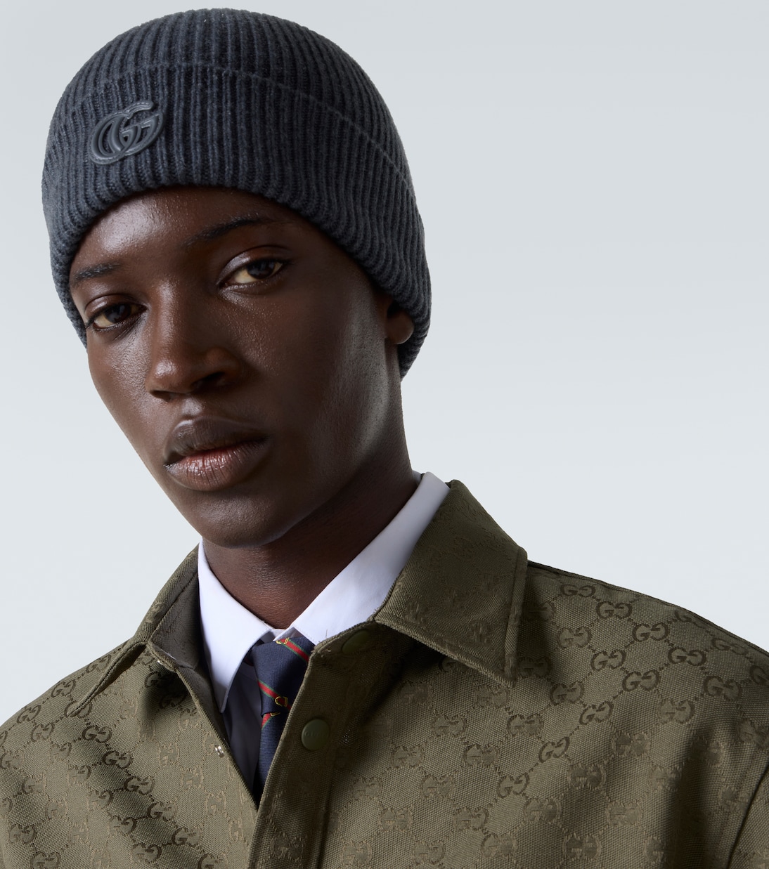 Double G ribbed-knit cashmere beanie | Gucci