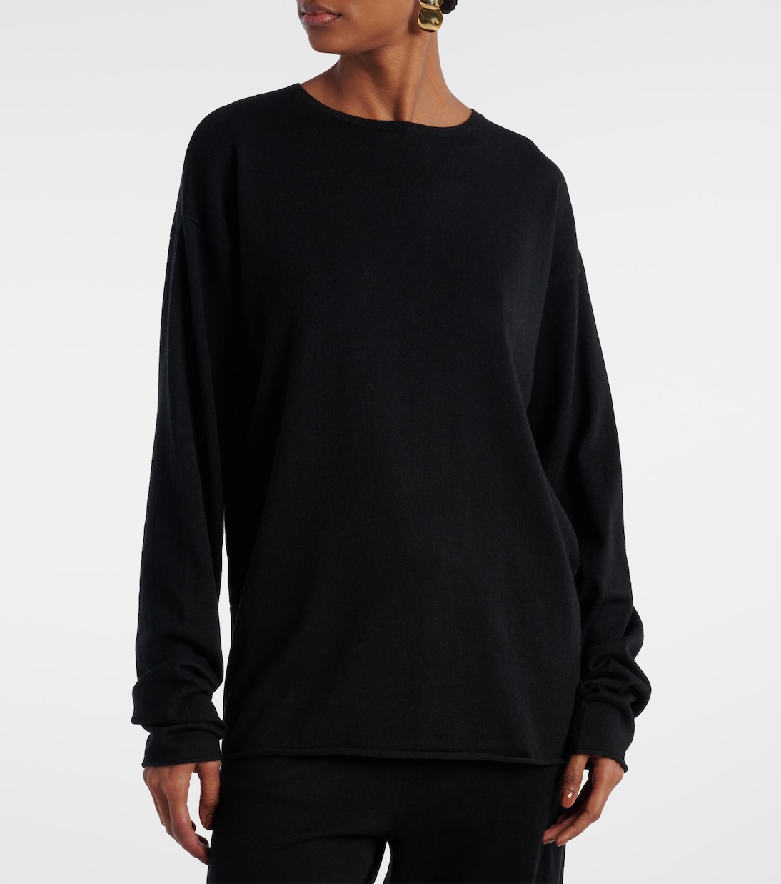 Pullover N°347 Aries in cotone e cashmere | Extreme Cashmere