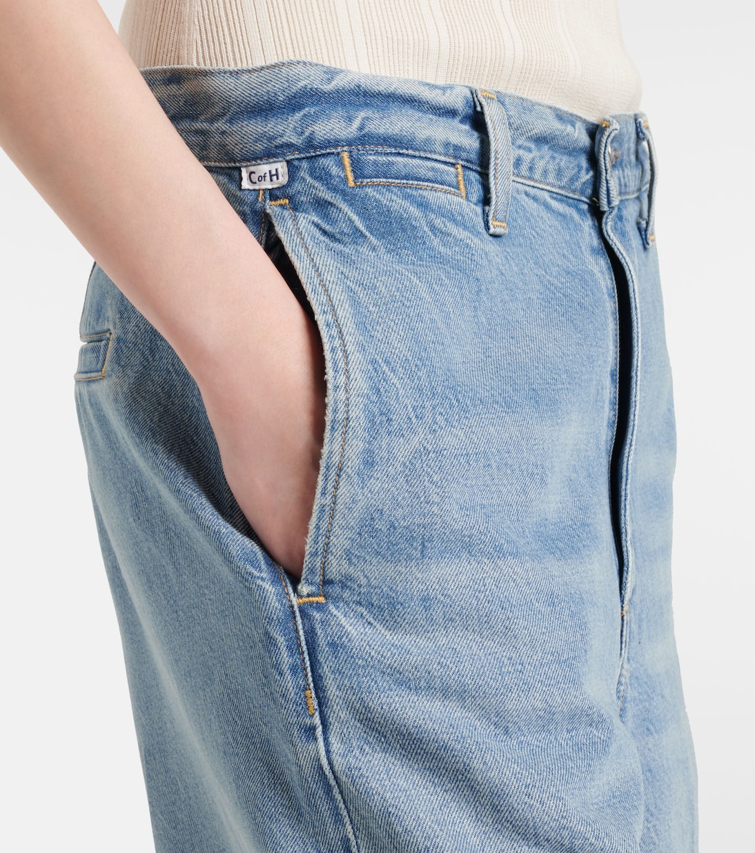 Jeans Ayla a gamba larga e vita media | Citizens of Humanity