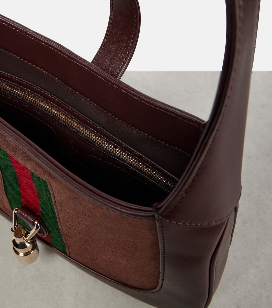 Jackie 1961 Medium suede shoulder bag | Gucci