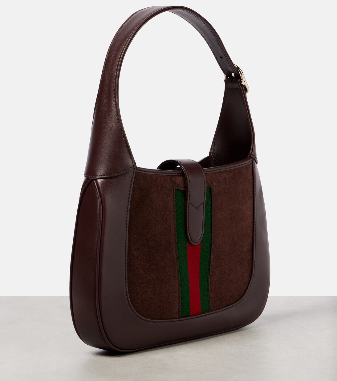 Jackie 1961 Medium suede shoulder bag | Gucci