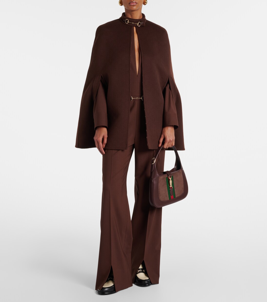 Jackie 1961 Medium suede shoulder bag | Gucci