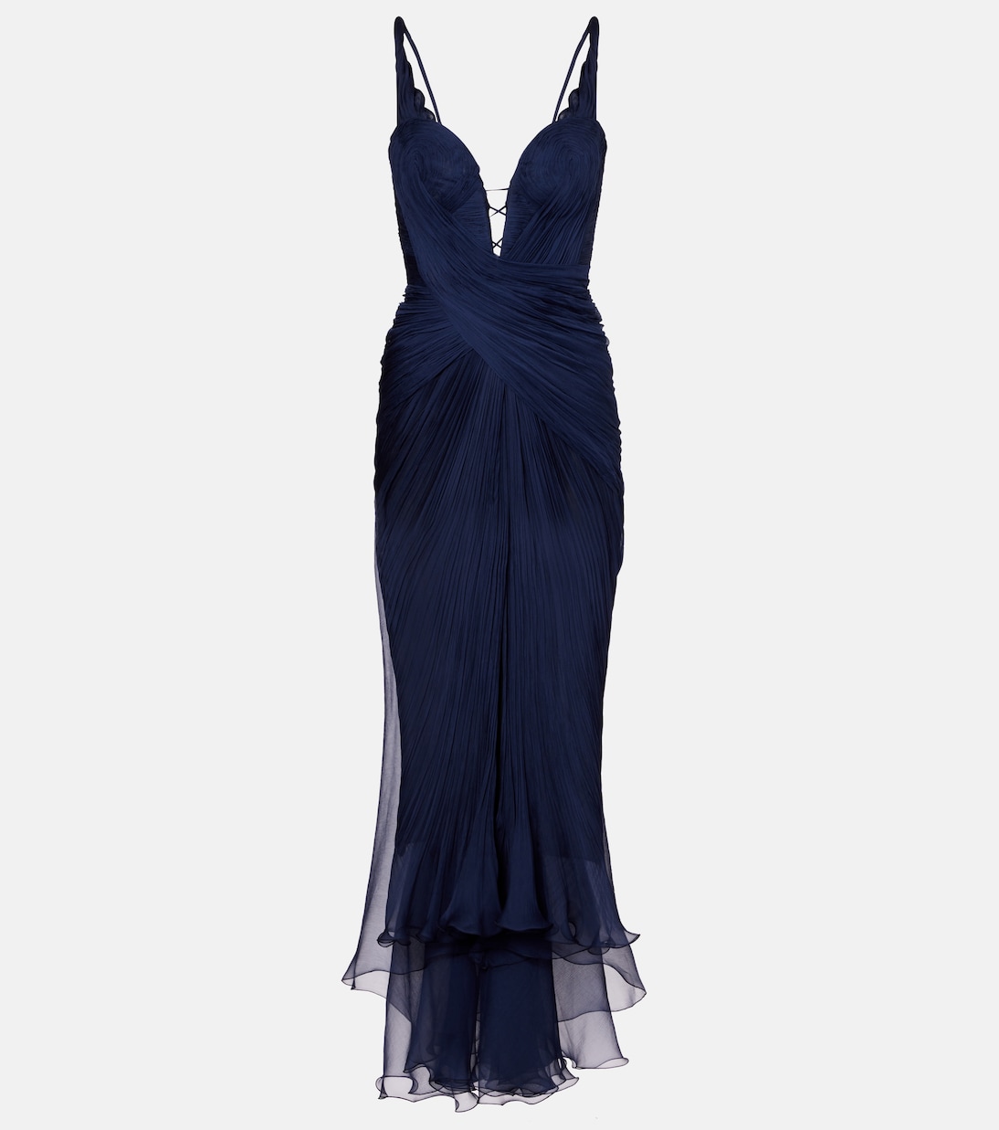 Corinna draped silk gown | Maria Lucia Hohan