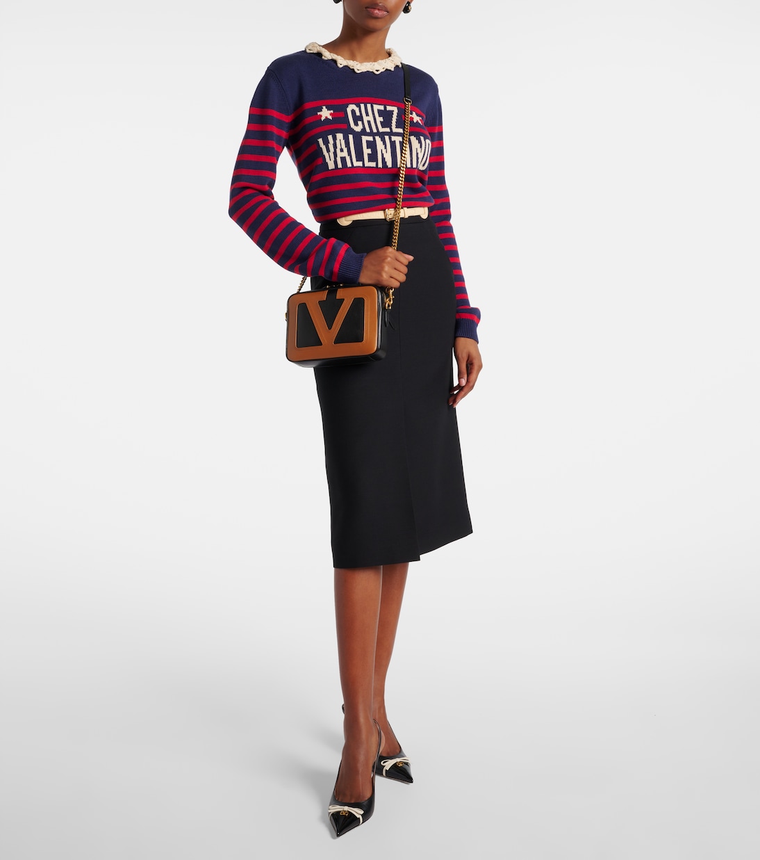 Borsa a tracolla Viva Superstar Small in pelle | Valentino Garavani