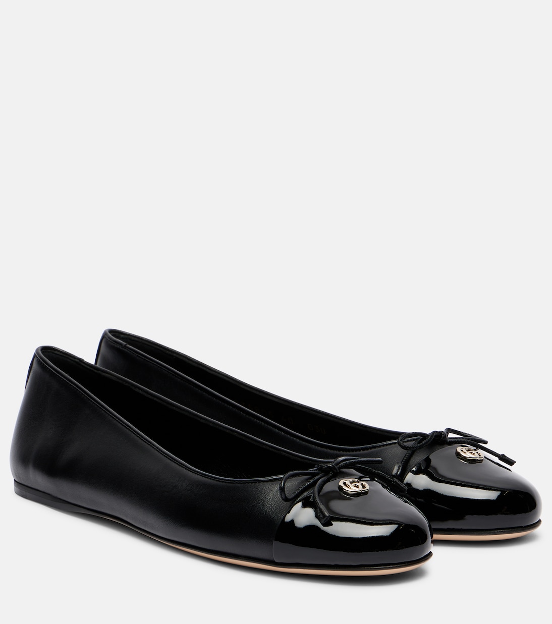 Double G leather ballet flats | Gucci